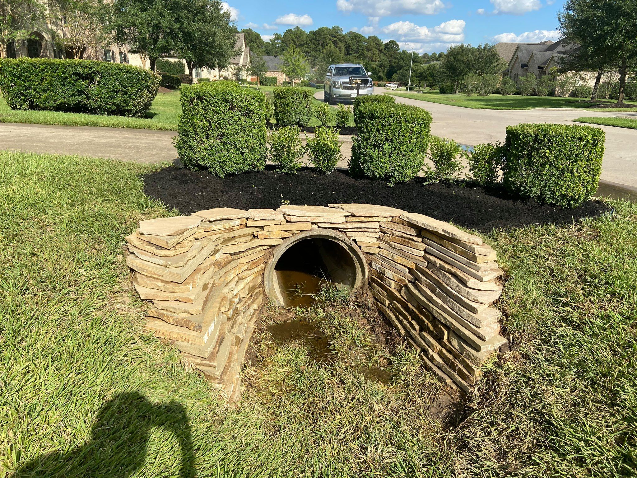 Hardscaping for Atlas Land Design in Creekside Park, TX