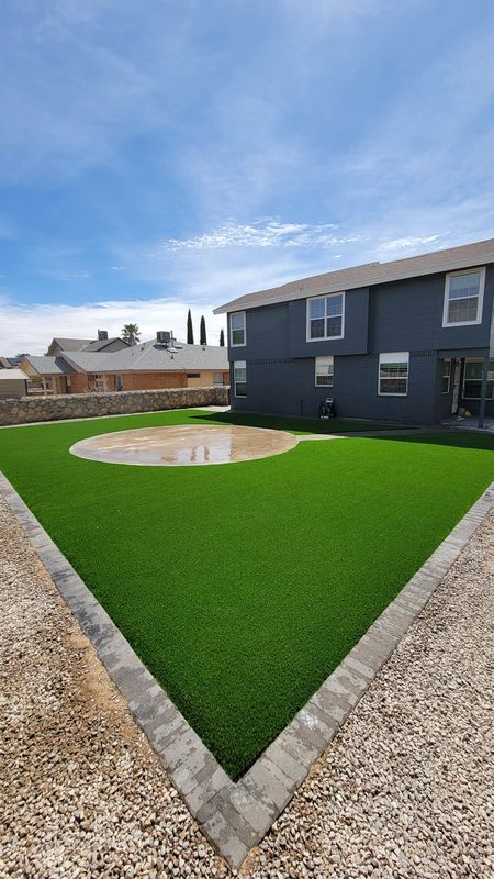 Artificial Grass Installation for Great Outdoors Patio Projects in El Paso, TX