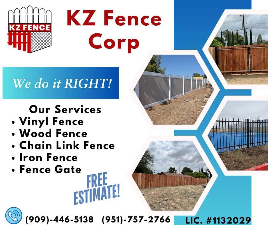  for KZ FENCE CORP in Beaumont, CA