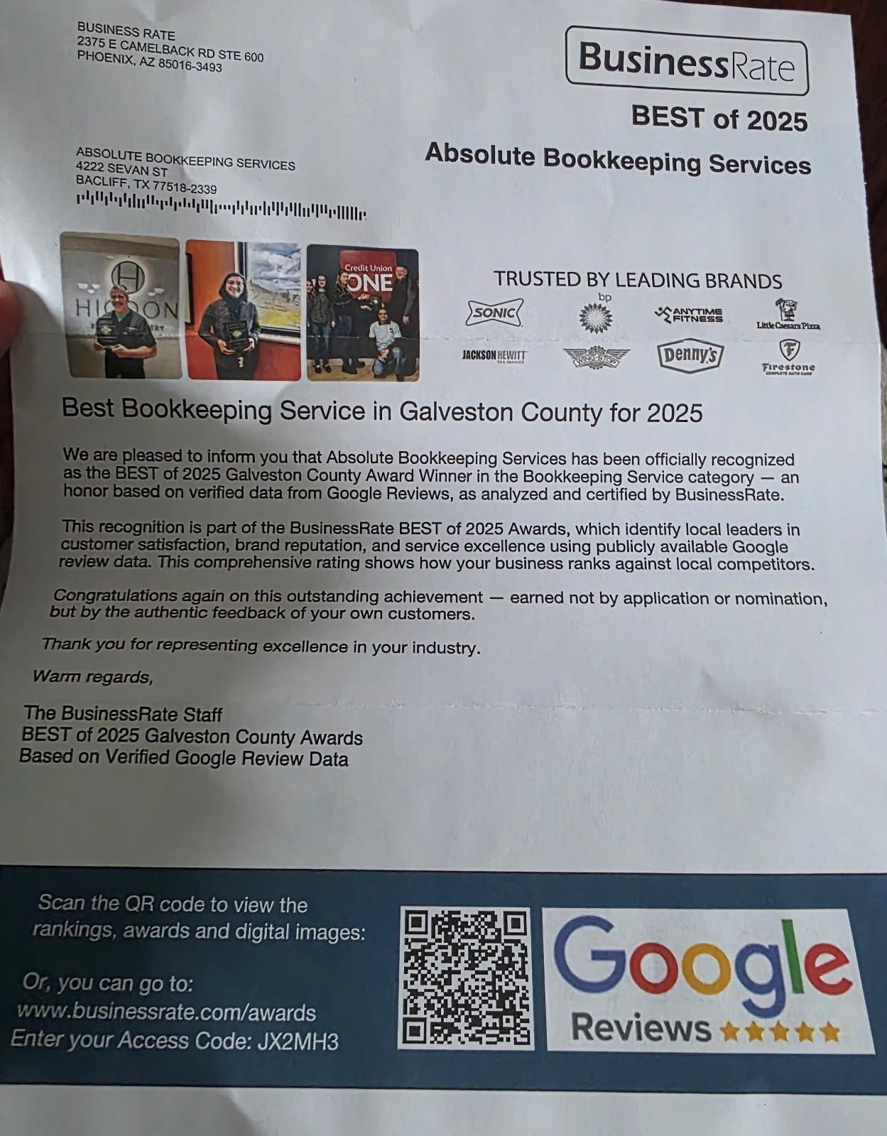  for Y&A Cleaning LLC in Houston, TX