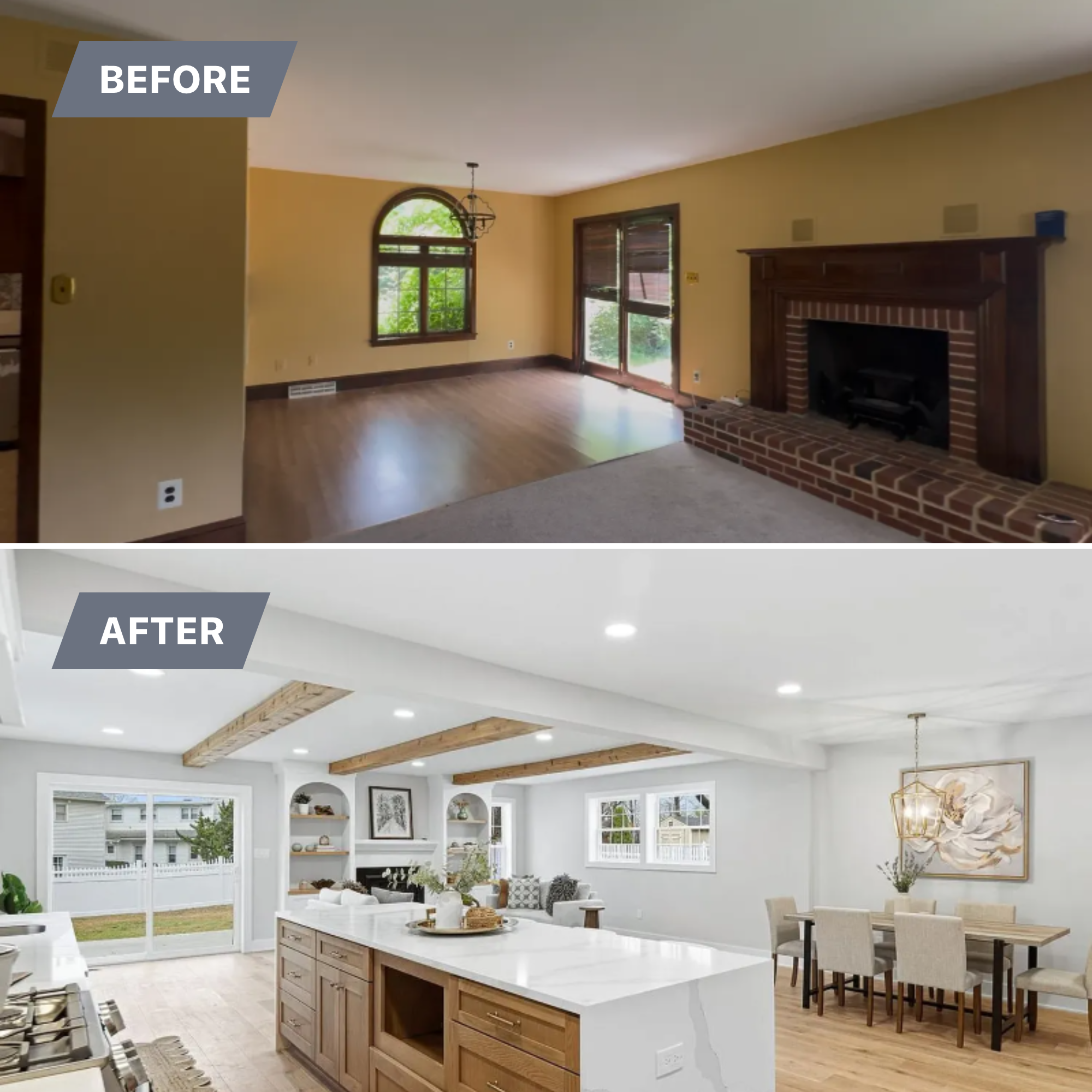 Before and Afters for Legacy Remodeling in Margate, NJ