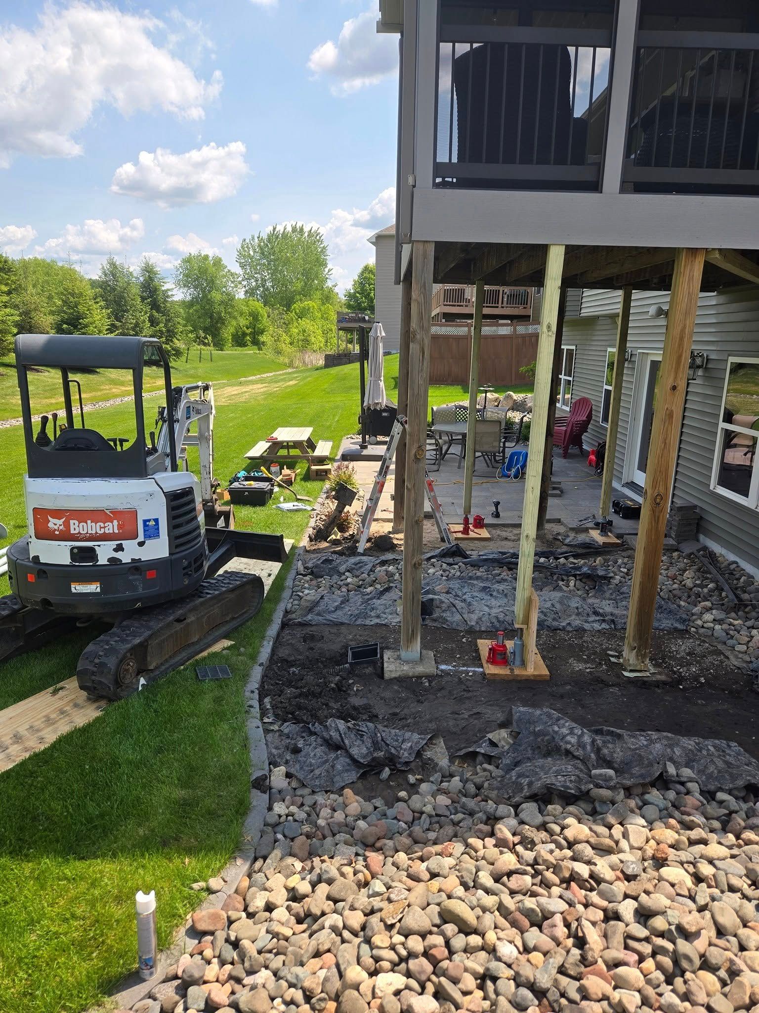 Pier Installation for Elite Piers LLC in East Bethel, MN