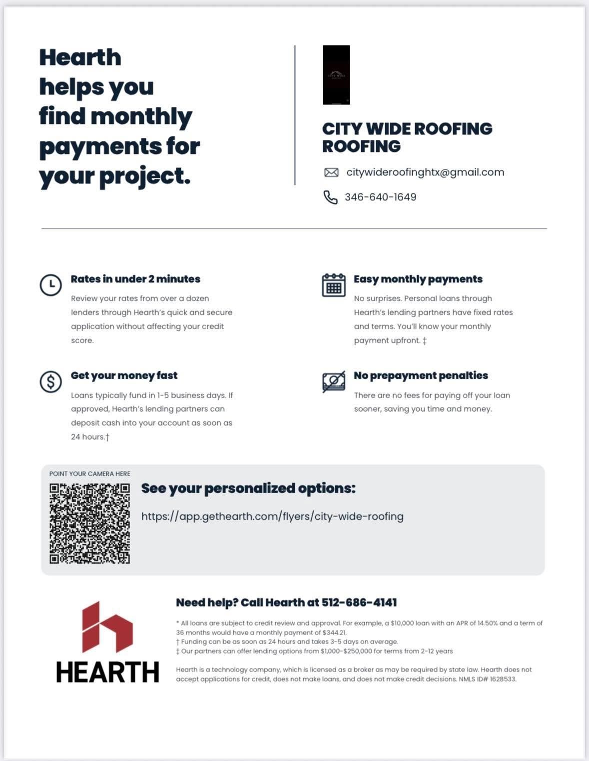  for City Wide Roofing in Houston, TX