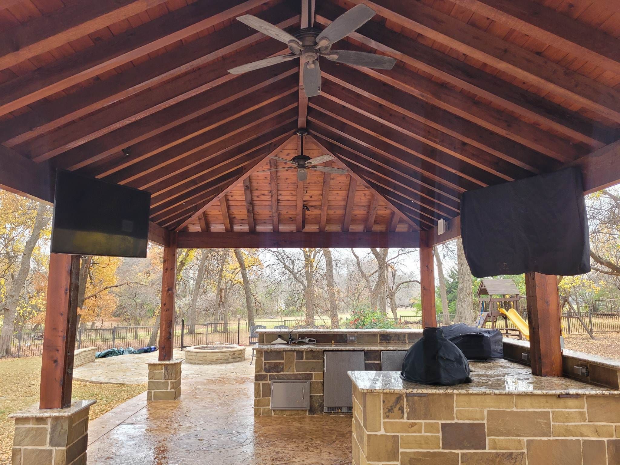 Outdoor Wood for Armor Fence Staining in Highland Village, TX