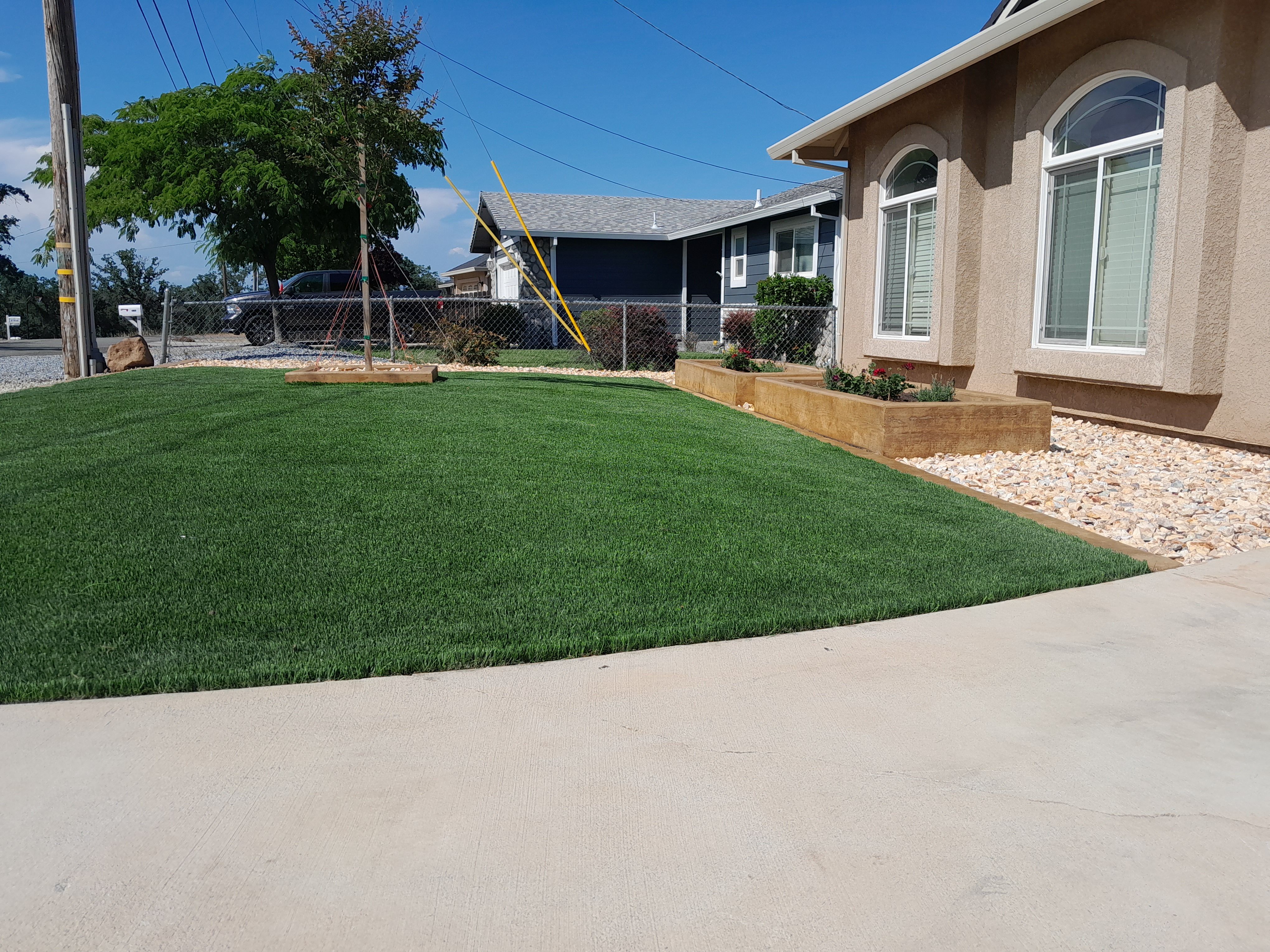 Landscaping for Austin LoBue Construction in Cottonwood, CA