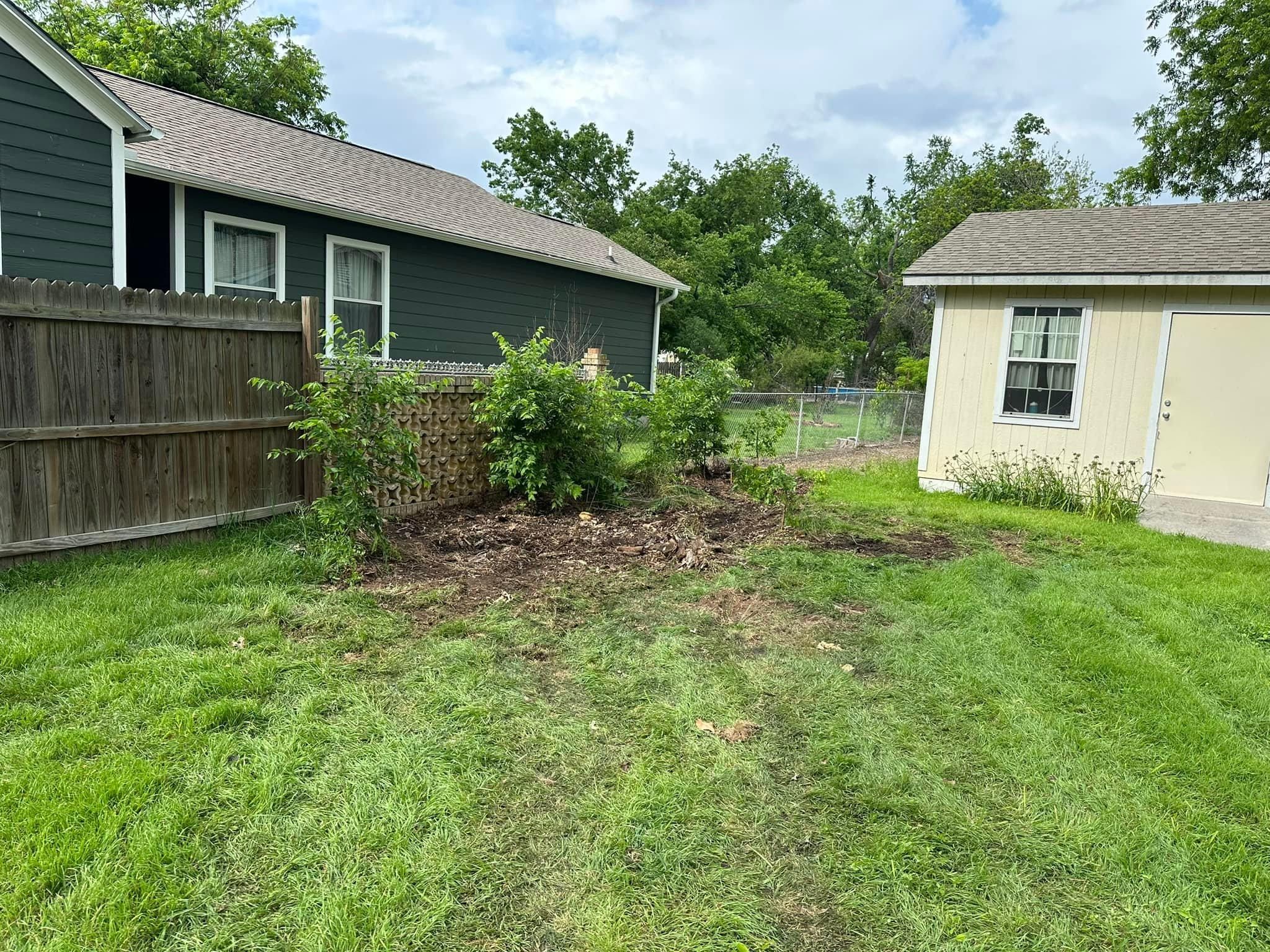 Mowing for Allen Lawn Care in Taylor, Texas