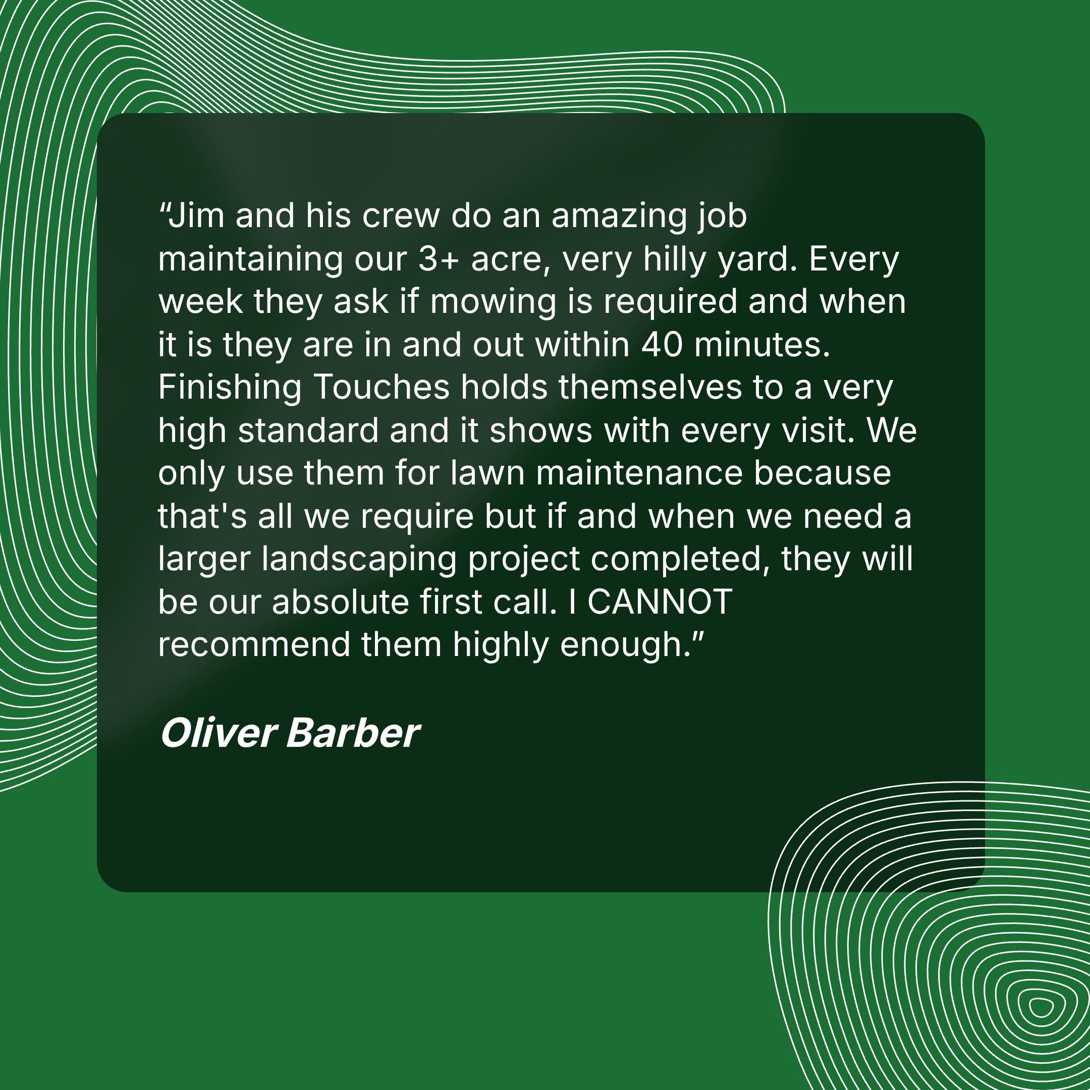  for Finishing Touches in Pine Bush, NY