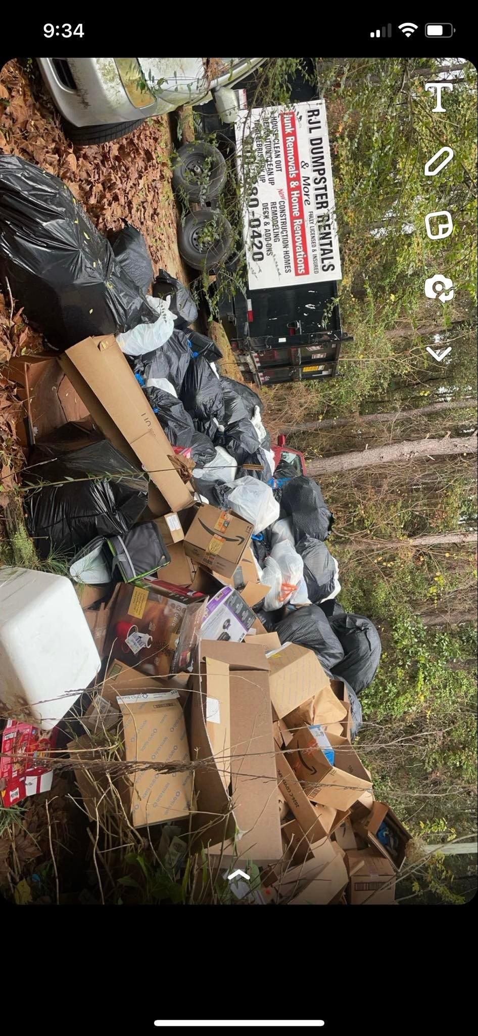 Junk Removal in Shallotte, NC RJL Dumpster Rentals & More LLC Contac