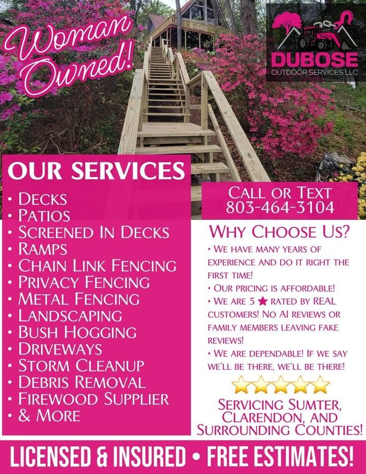All Photos for DuBose Outdoor Services in Sumter, SC