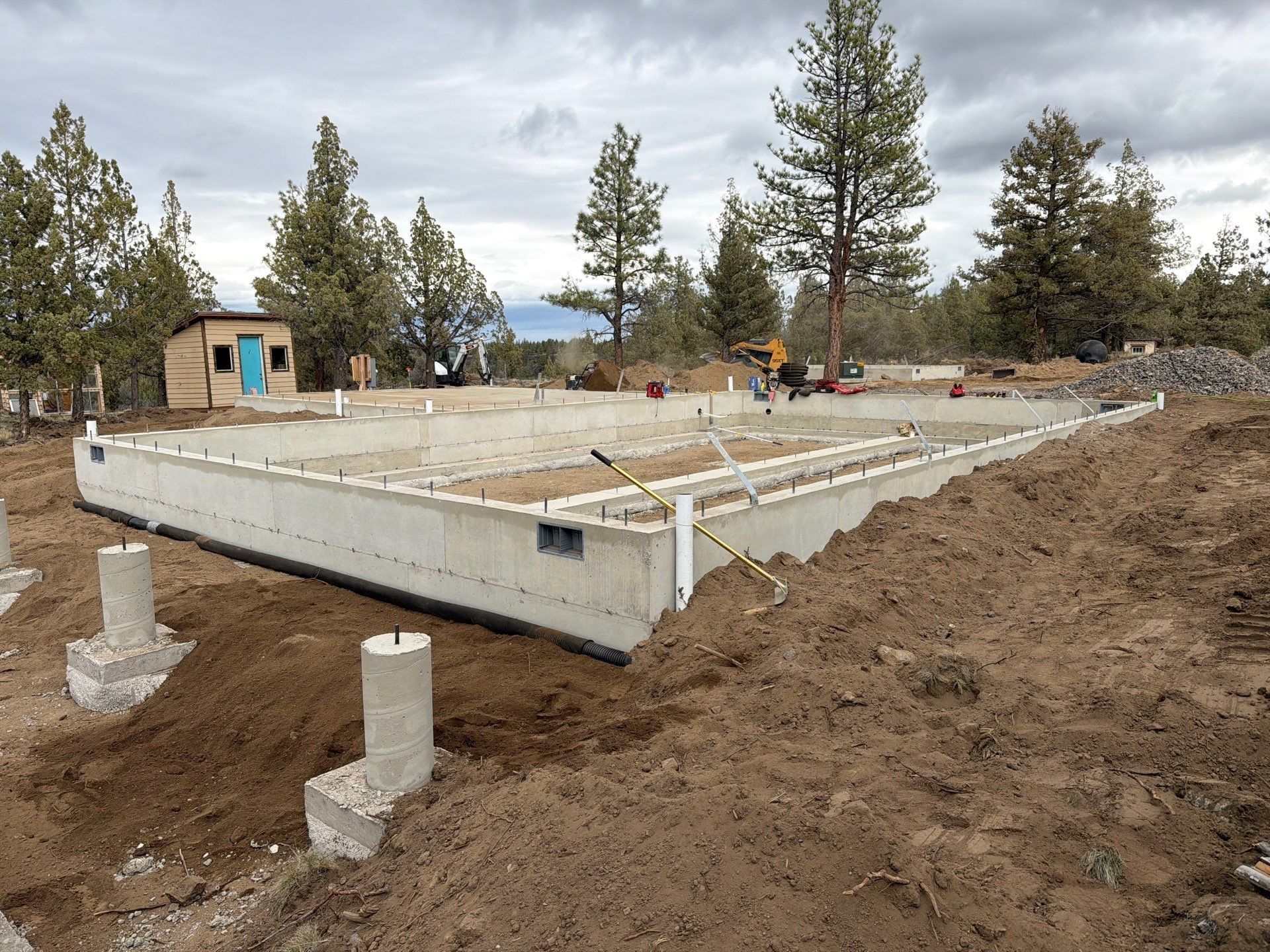 Foundation for TJR Concrete and Construction in Bend, OR
