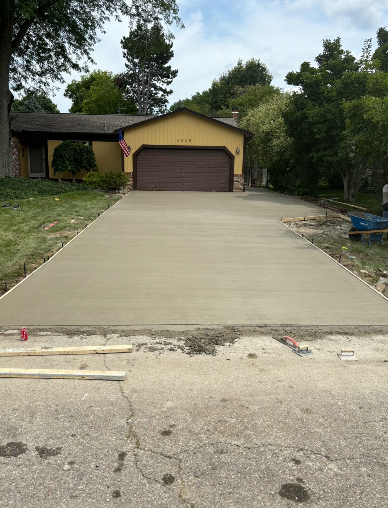 Concrete for Harold's Construction in Howell, MI