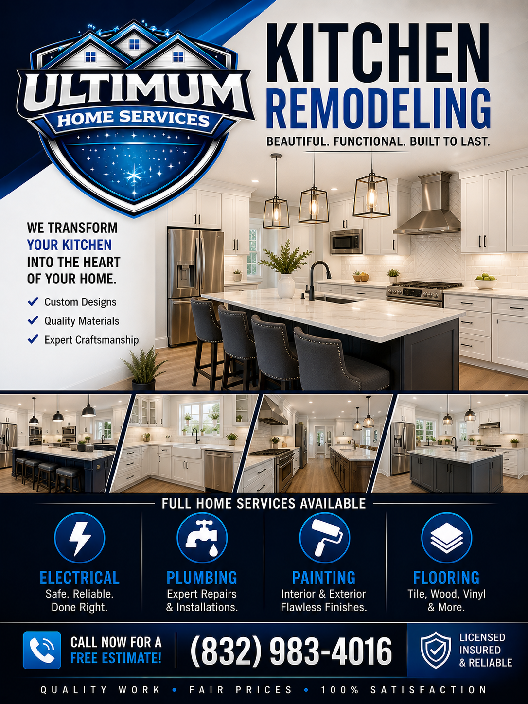  for Ultimum Home Services in Houston, TX
