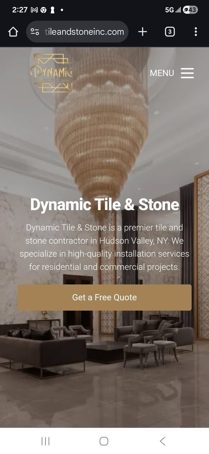  for Dynamic Tile & Stone in Hudson Valley, NY