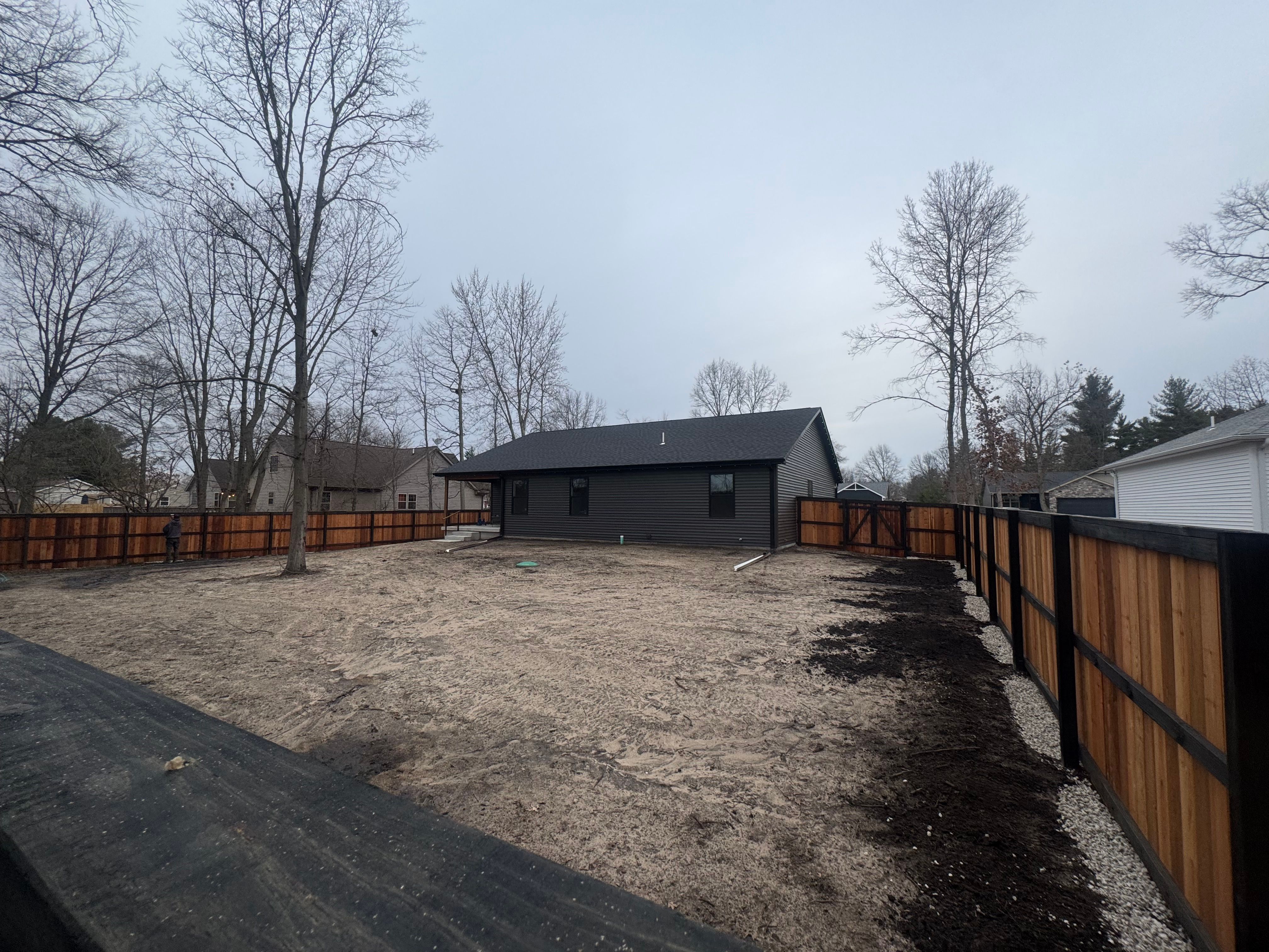 Fences for Risner Construction in De Motte, IN