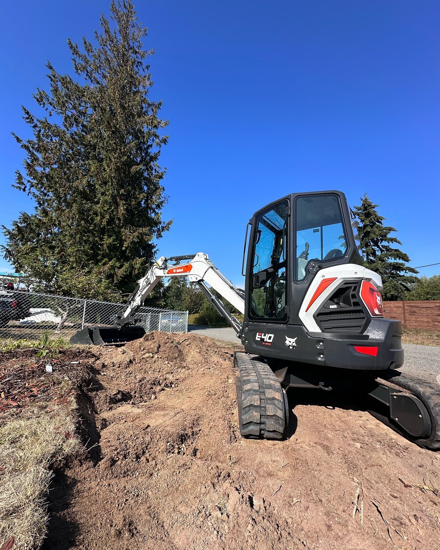 Excavating for Alpine Earthworks in Sequim, WA