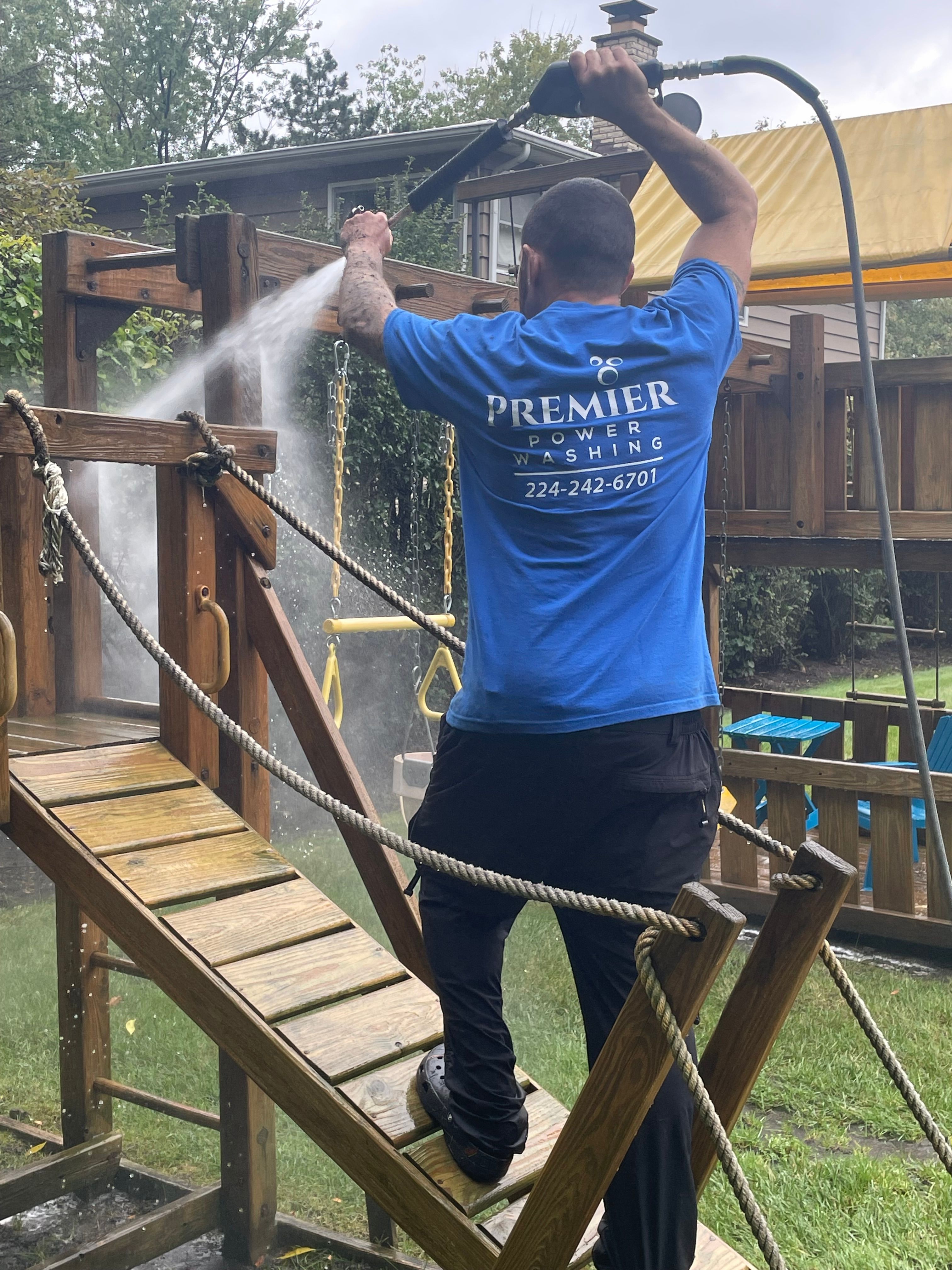 Pressure Washing for Premier Partners, LLC. in Volo, IL