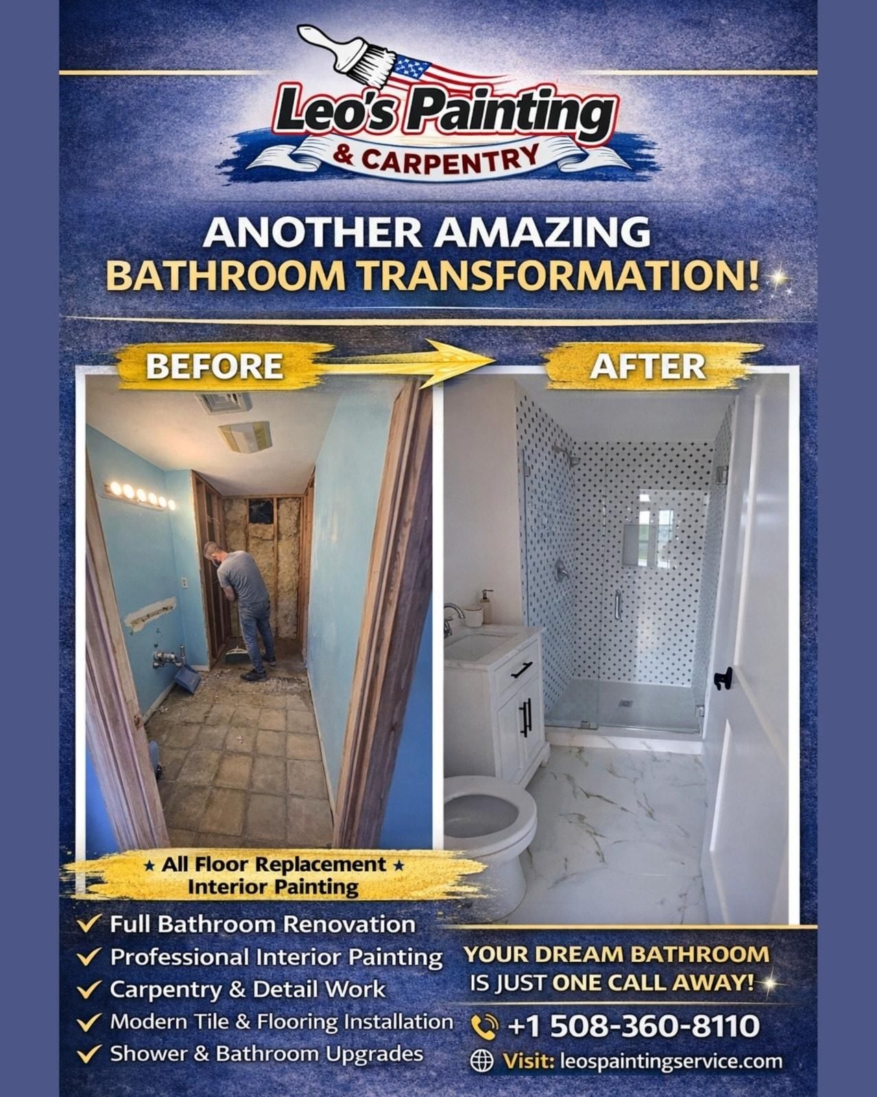  for Leo's Painting and carpentry services  in All of Cape cod, MA