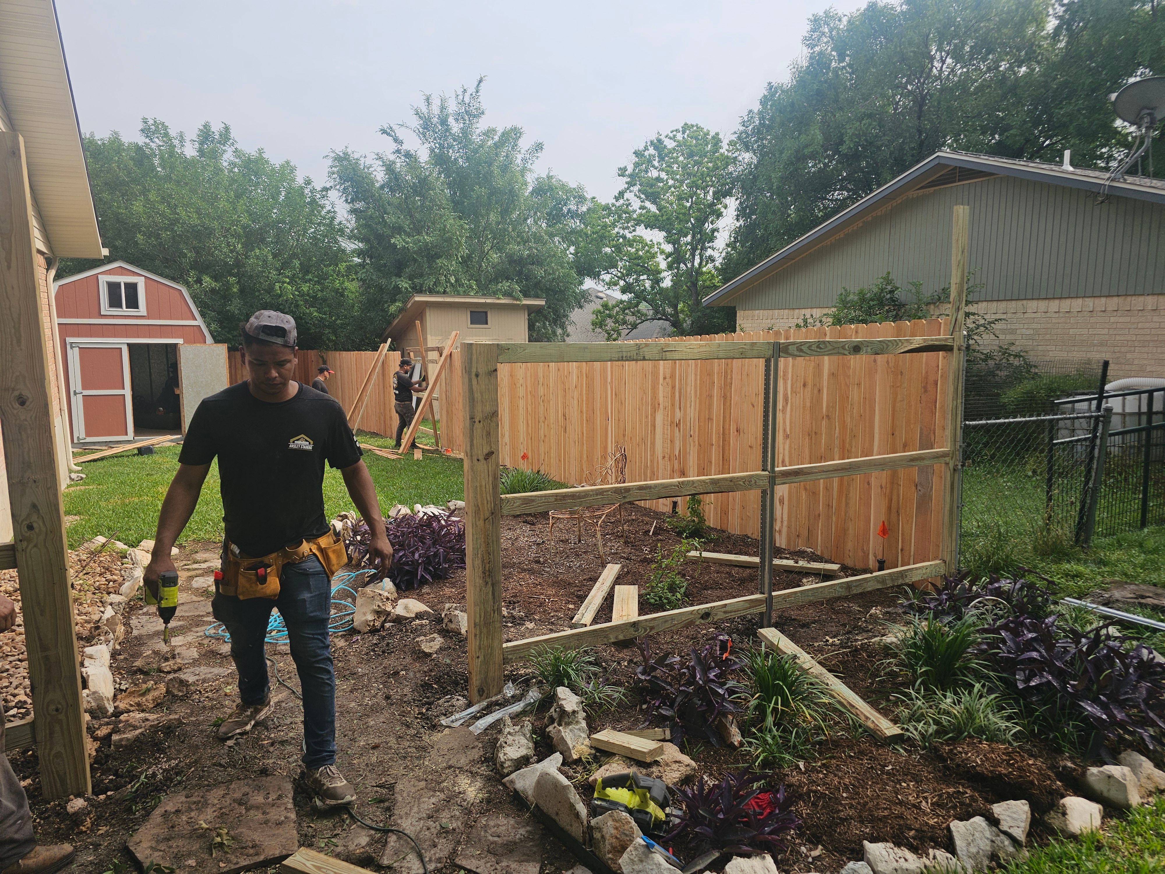 Fence Staining for Ansley Staining and Exterior Works in New Braunfels, TX