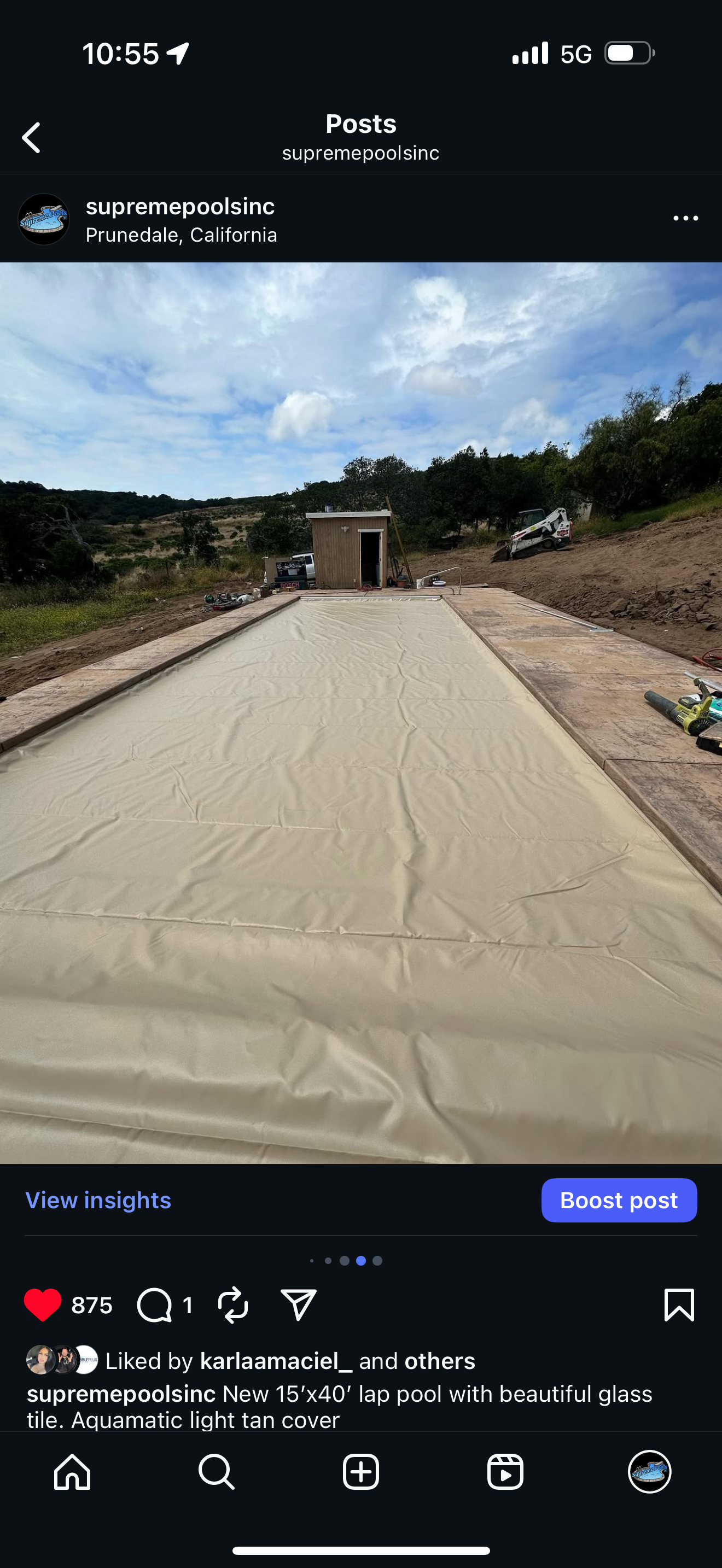  for Supreme Pools Inc in Monterey County, CA