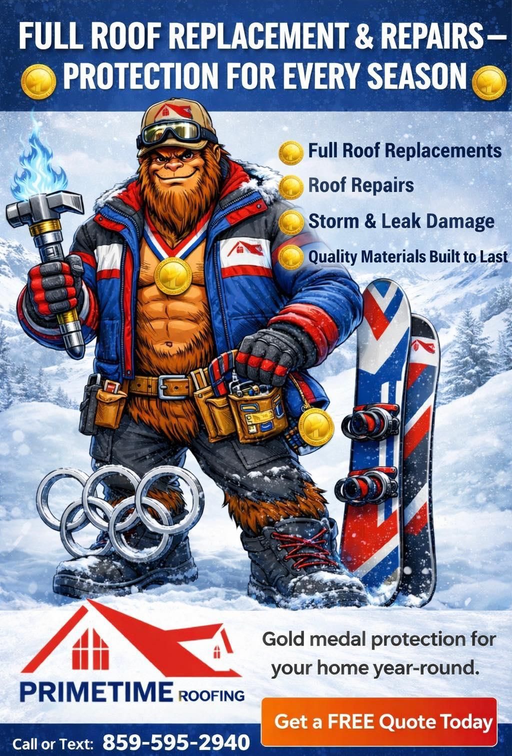  for Primetime Roofing  in Winchester, KY