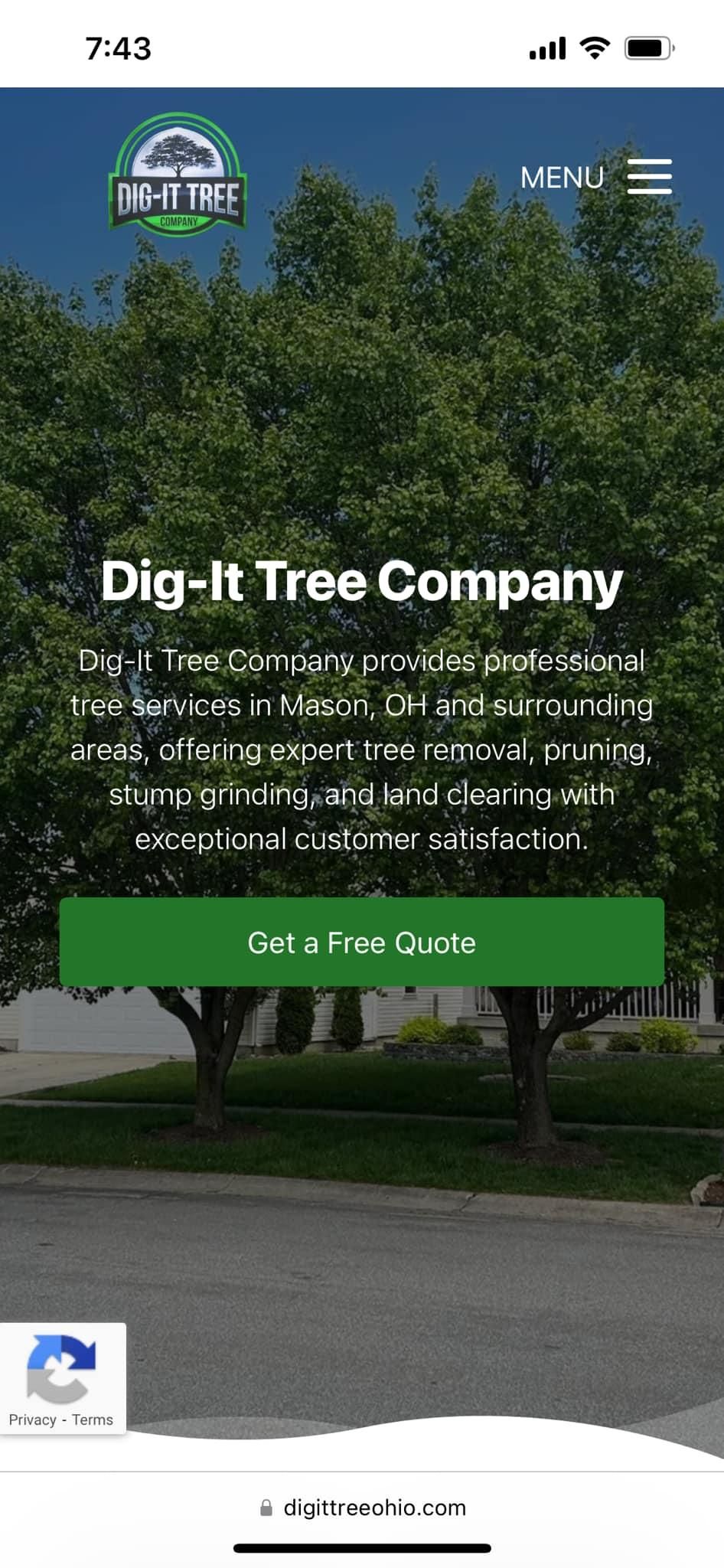  for Dig-It Tree Company in , 