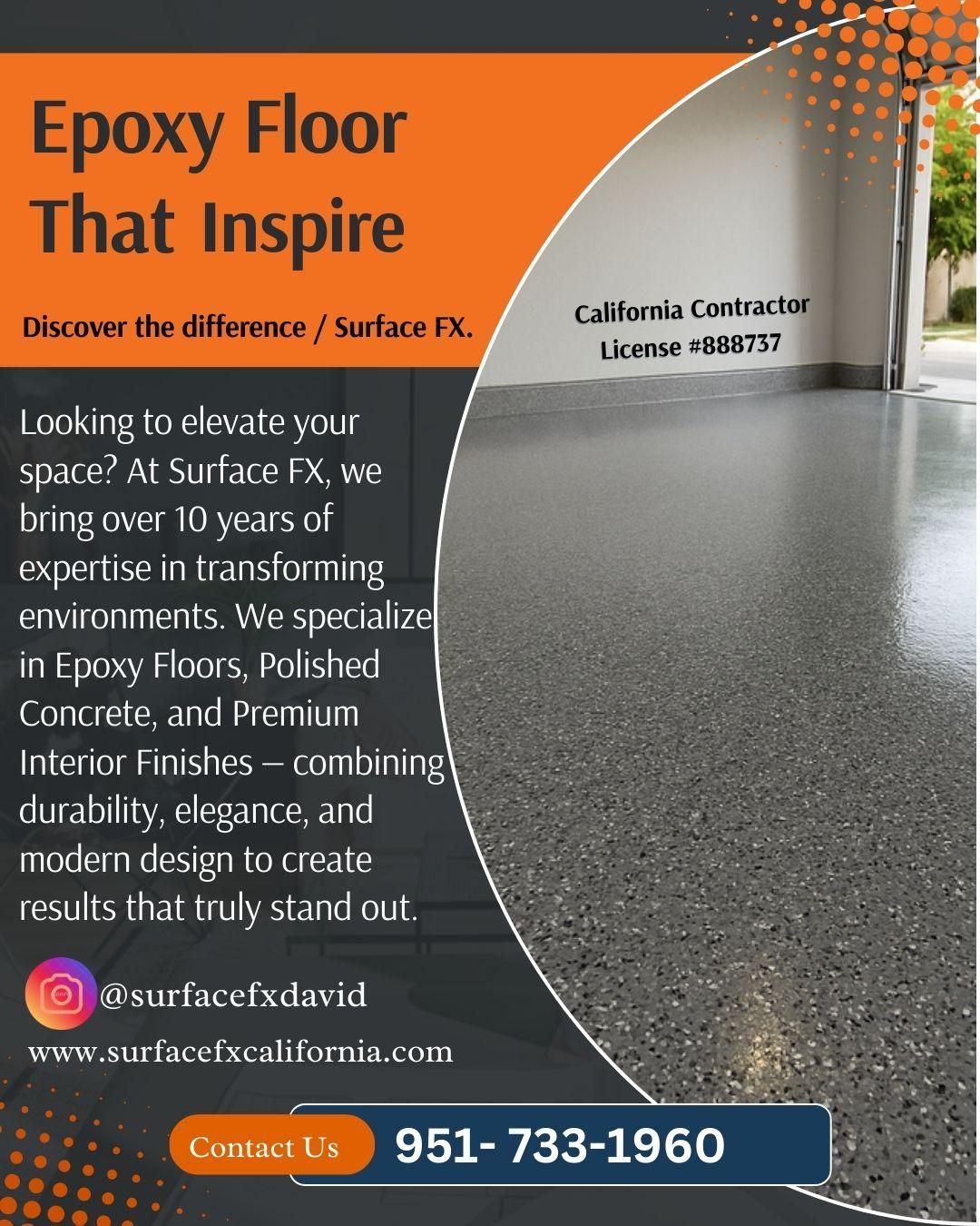  for Surface FX in La Quinta, CA