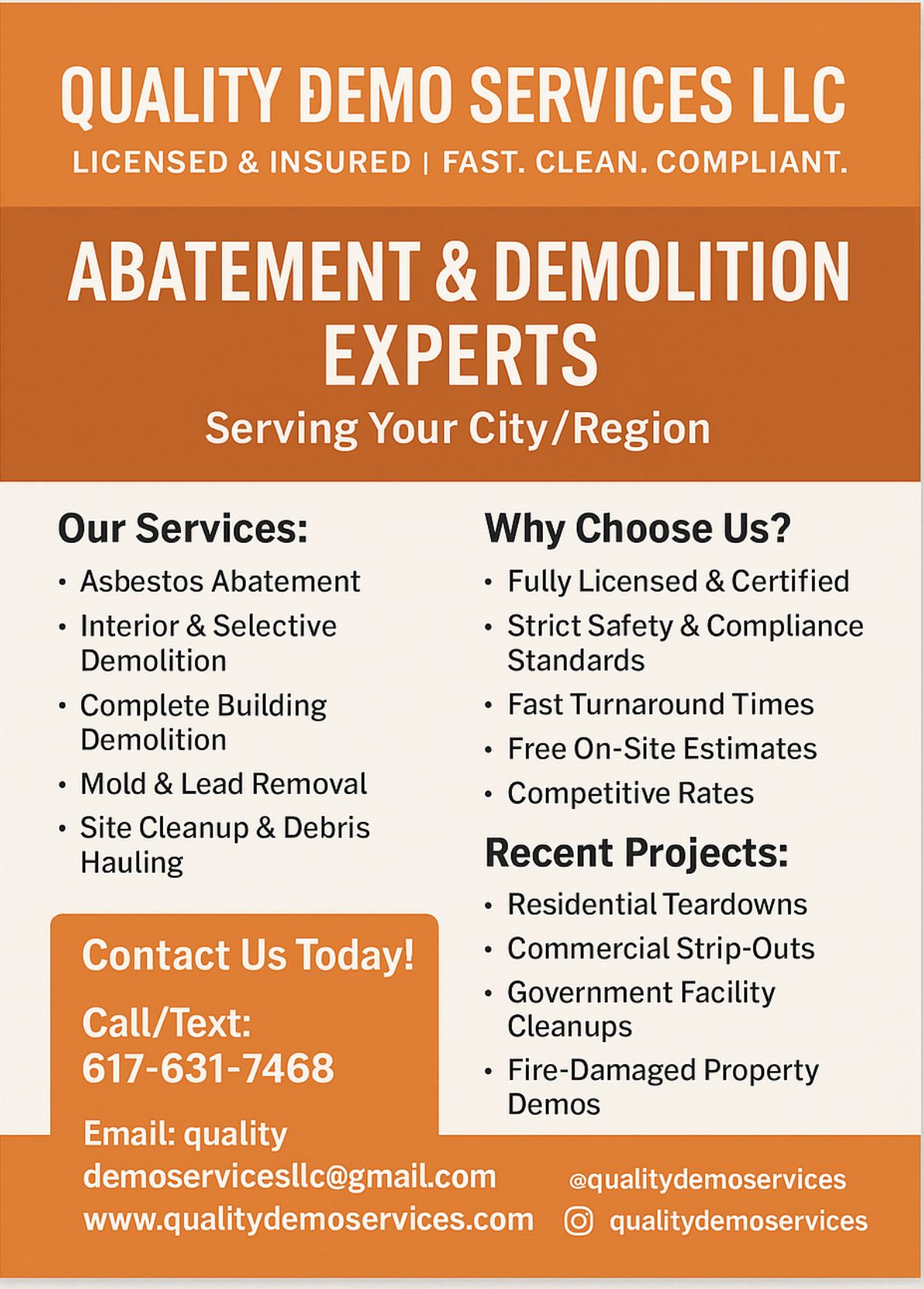 All Photos for Quality Demo Services LLC in Lawrence, MA