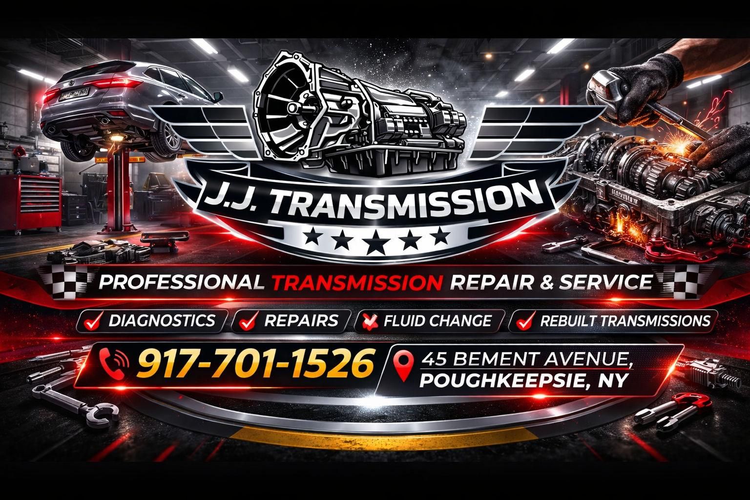  for JJ Transmission Corp in Poughkeepsie, NY