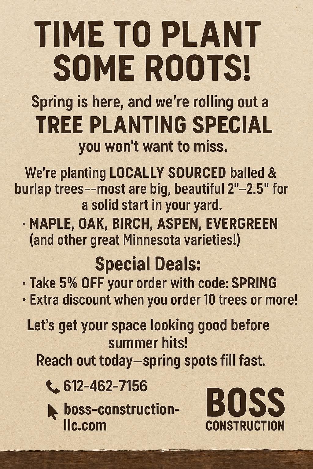  for Boss Construction in Saint Paul, MN