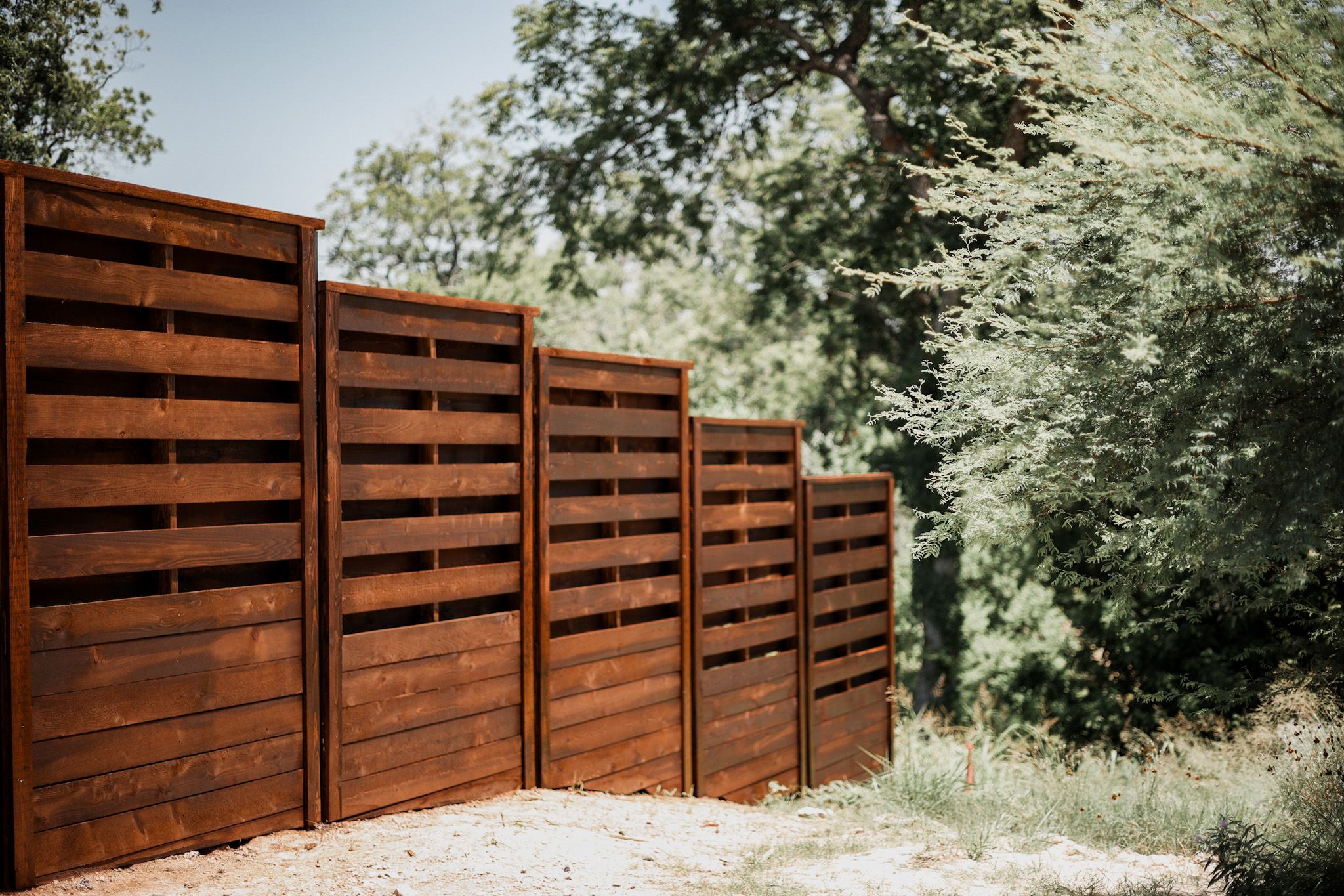 Fence Staining for Ansley Staining and Exterior Works in New Braunfels, TX