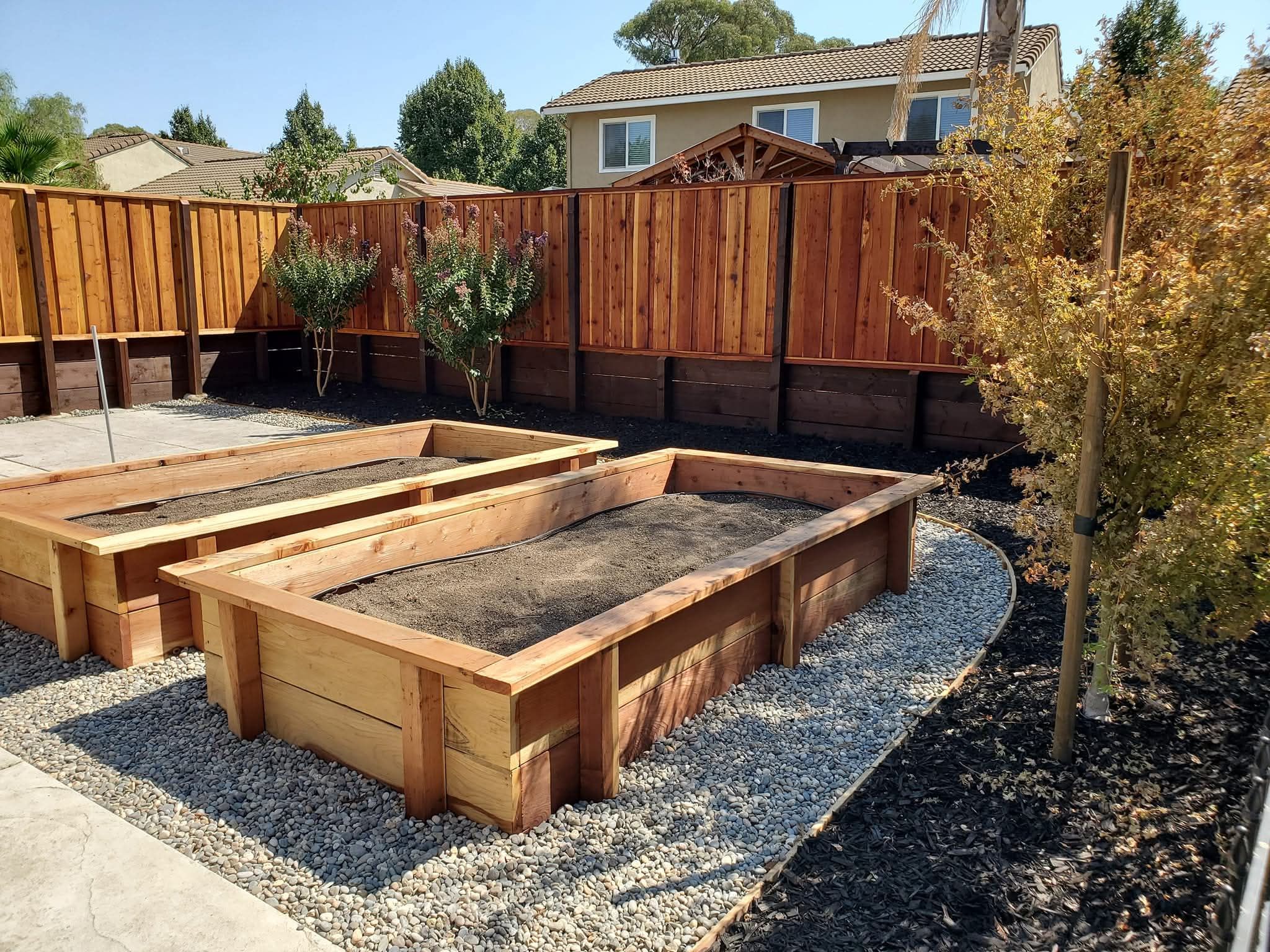 Arbors, Cabanas and Planters for Martin Stanko Landscape Construction in Livermore, CA