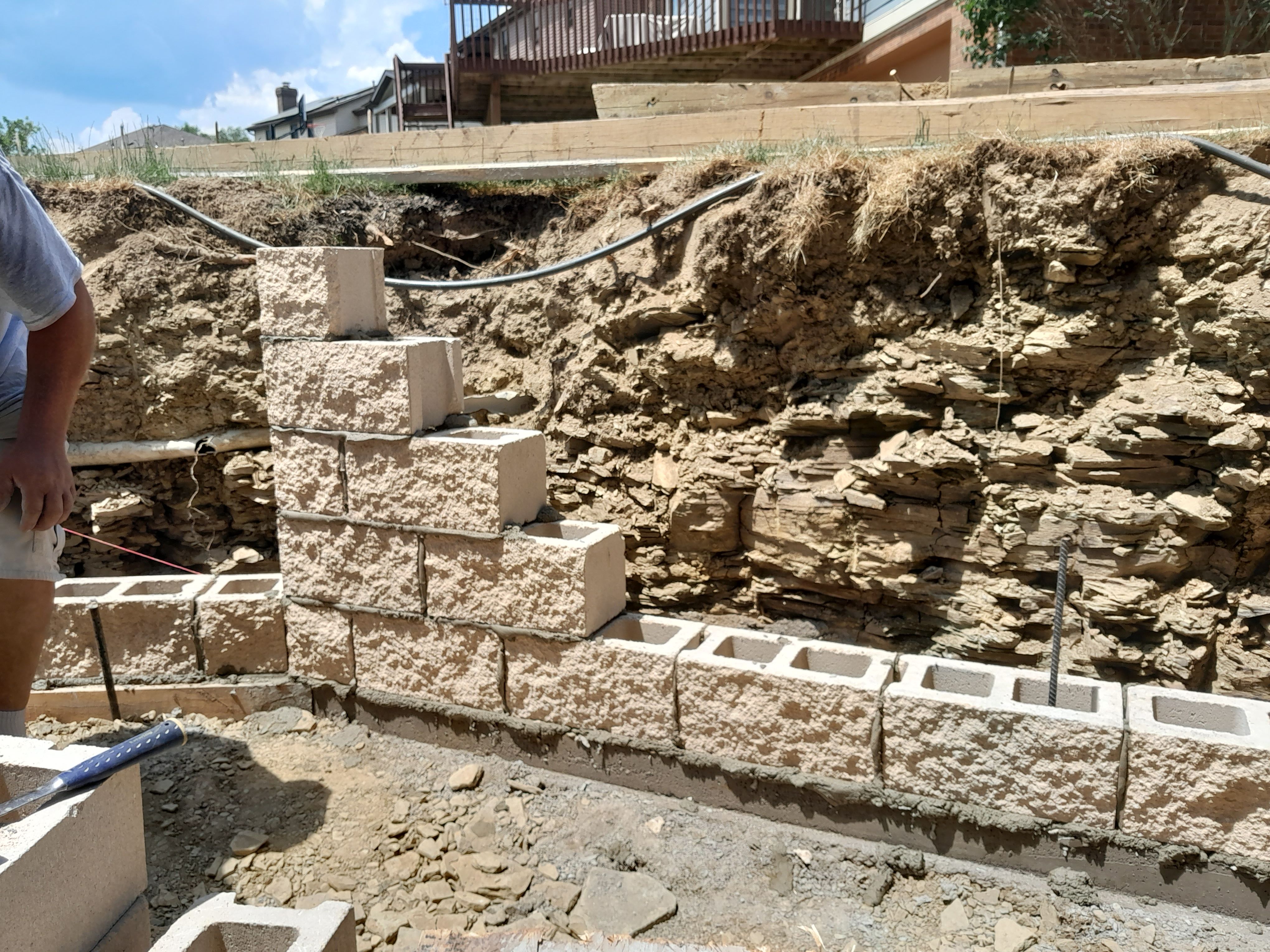 Retaining Wall  for Joseph Little Home Improvements in Pittsburgh, PA