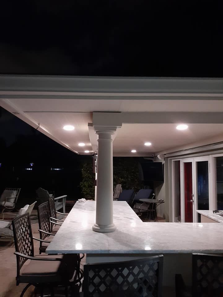 Lighting Installs for Rhino Electric in Hollywood, FL