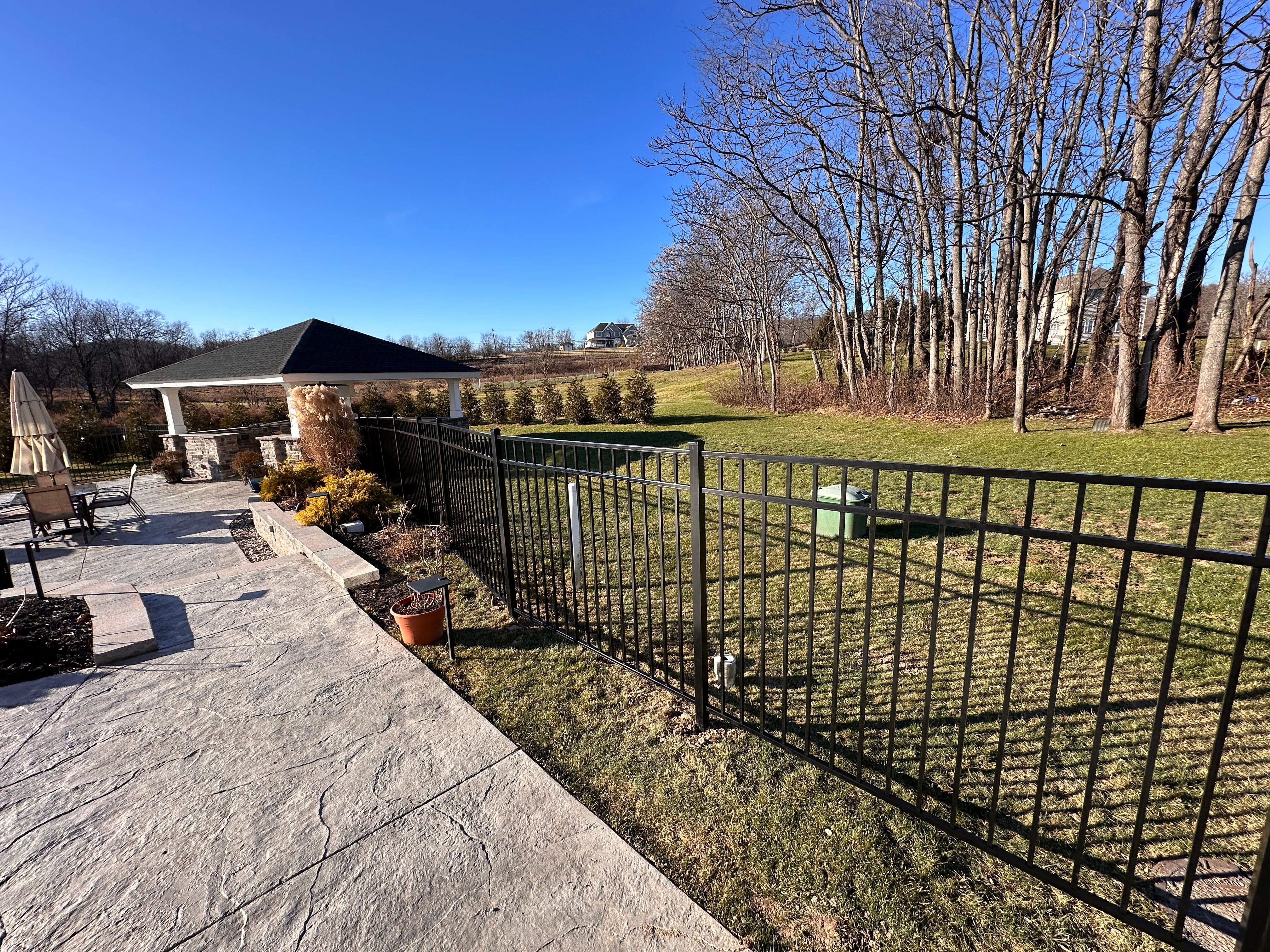 Aluminum fence  for Wantage Fence & Stonework, LLC in Wantage, New Jersey
