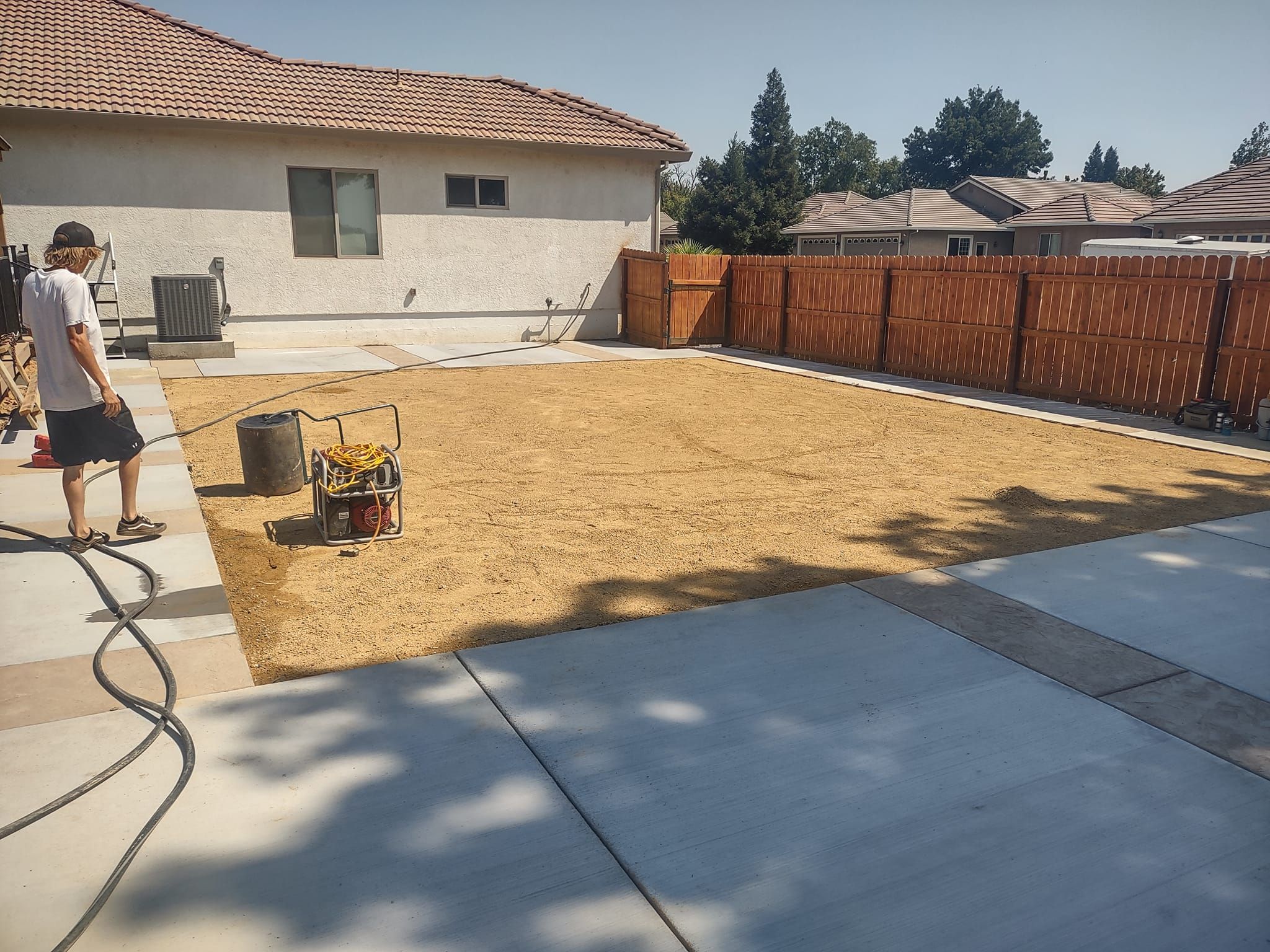 Concrete for Austin LoBue Construction in Cottonwood, CA