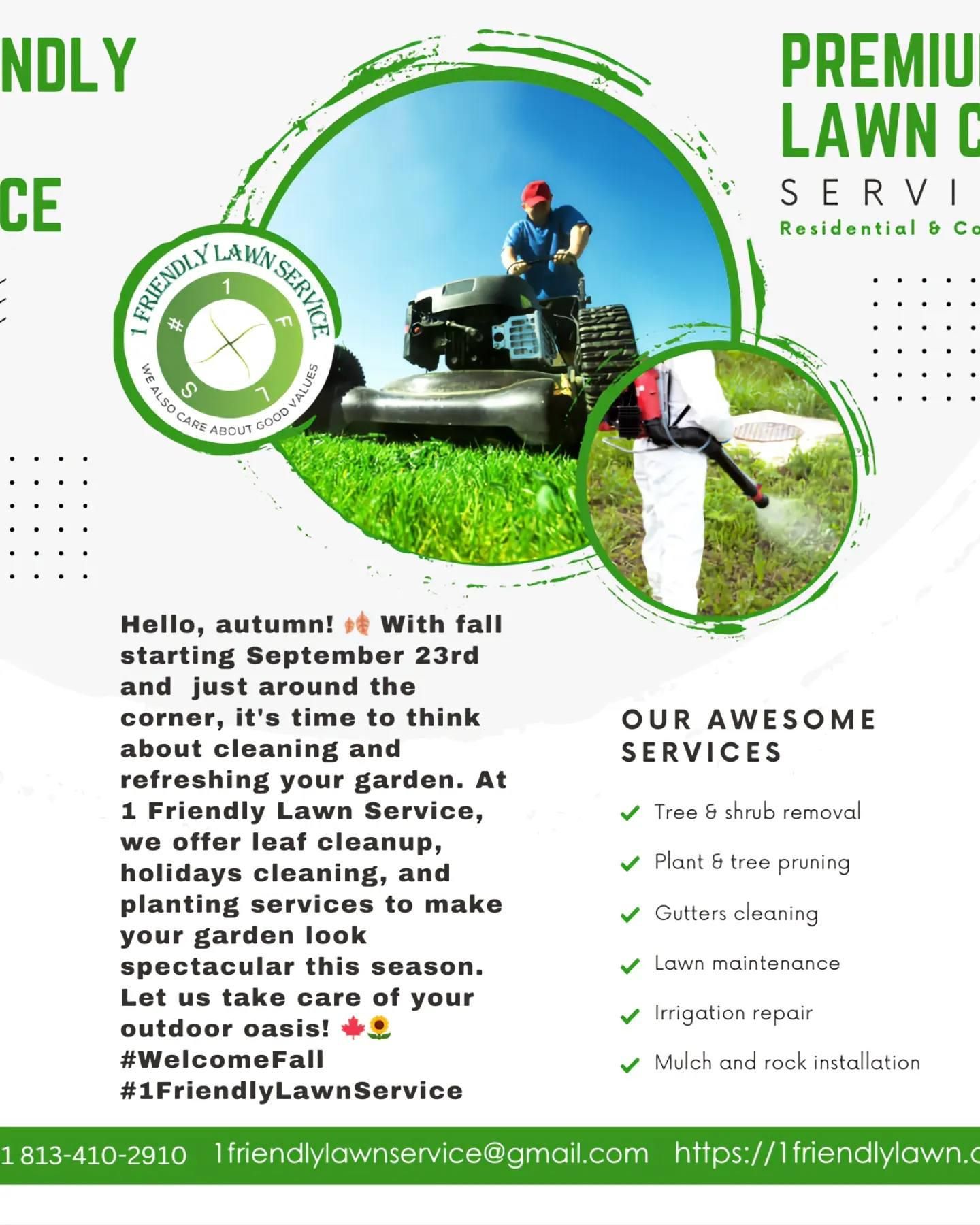  for 1 Friendly Lawn Service in Tampa, FL