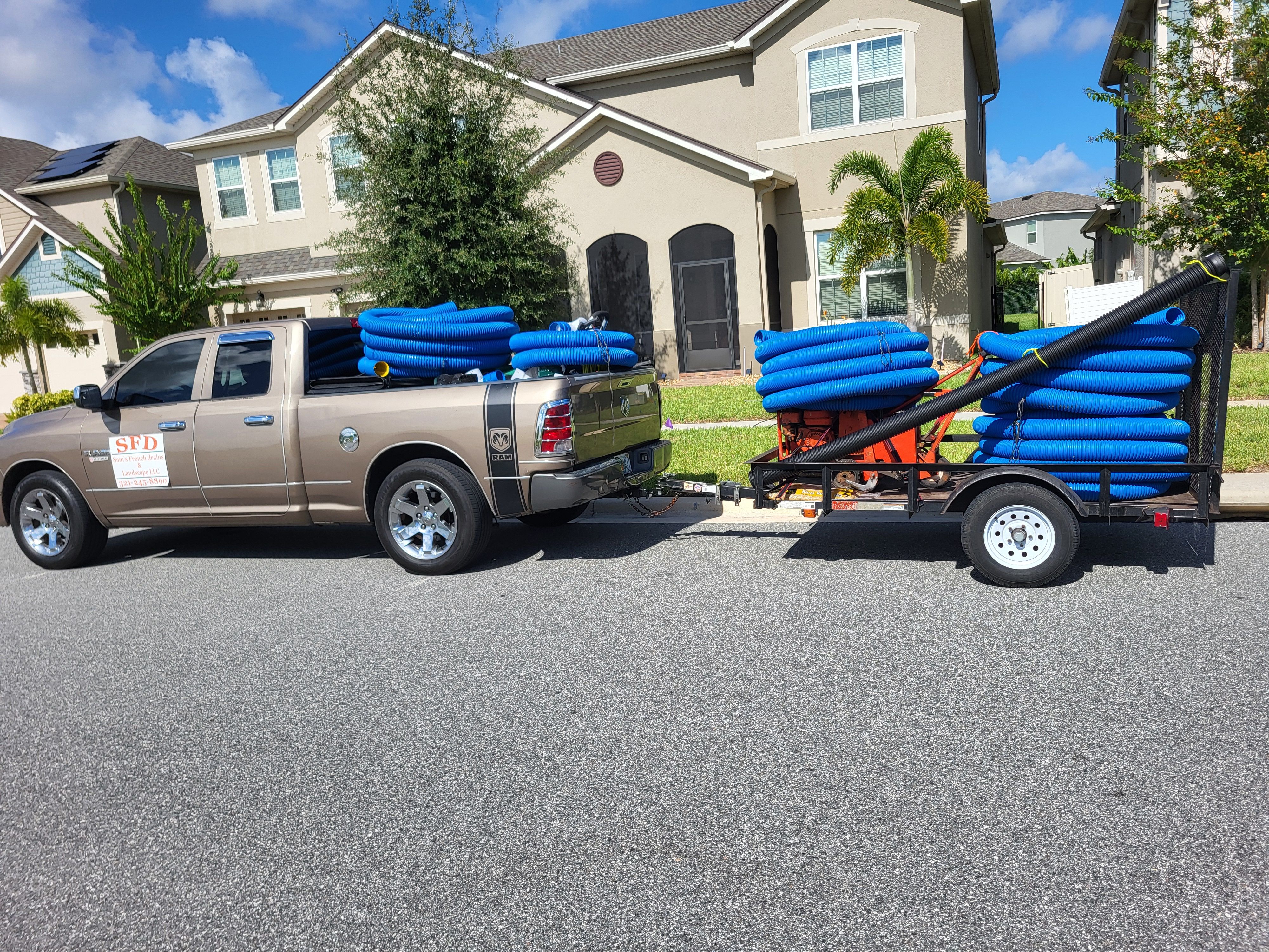  for Sam's French Drains and Landscape in Orlando, Florida