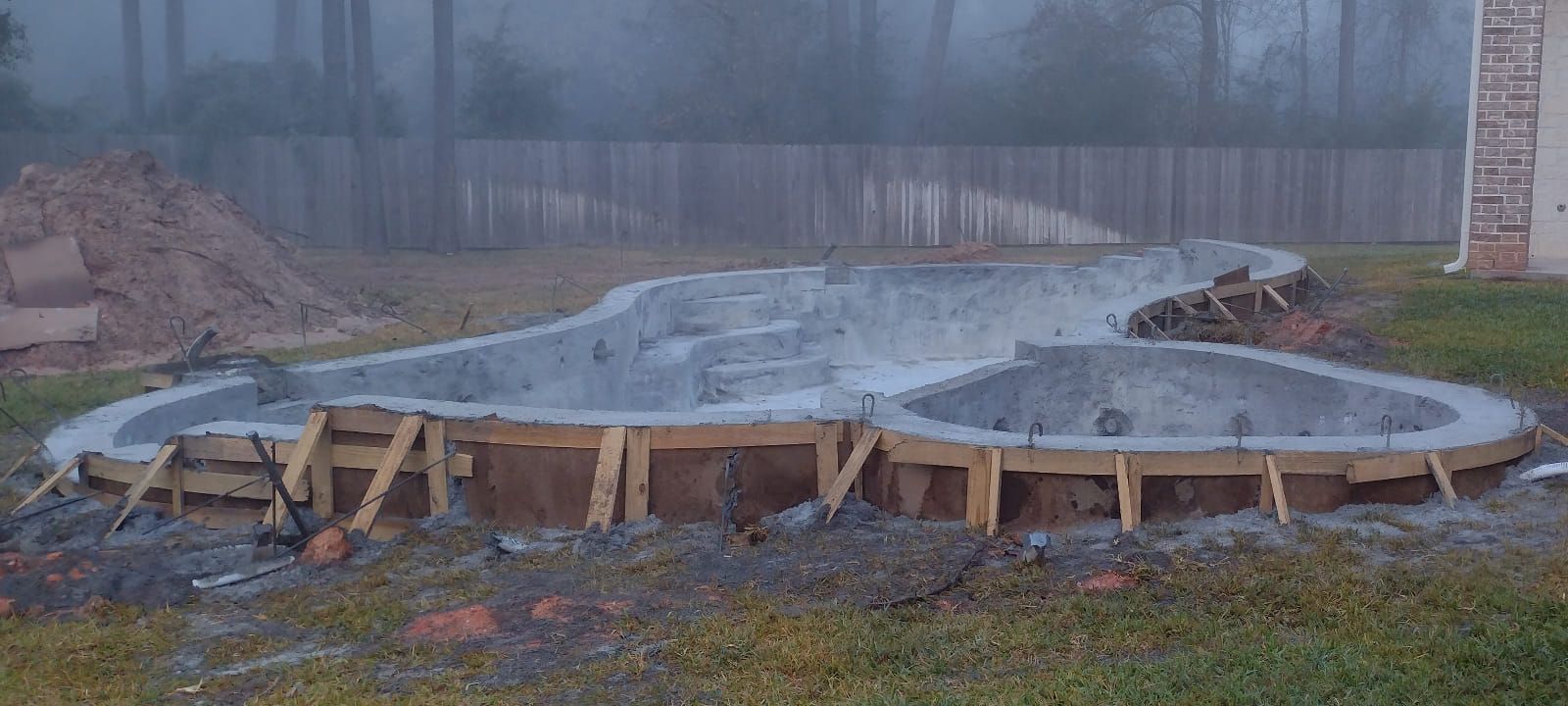 Custom Pool Construction for Out Back Pool and Spa Creations in The Woodlands, TX