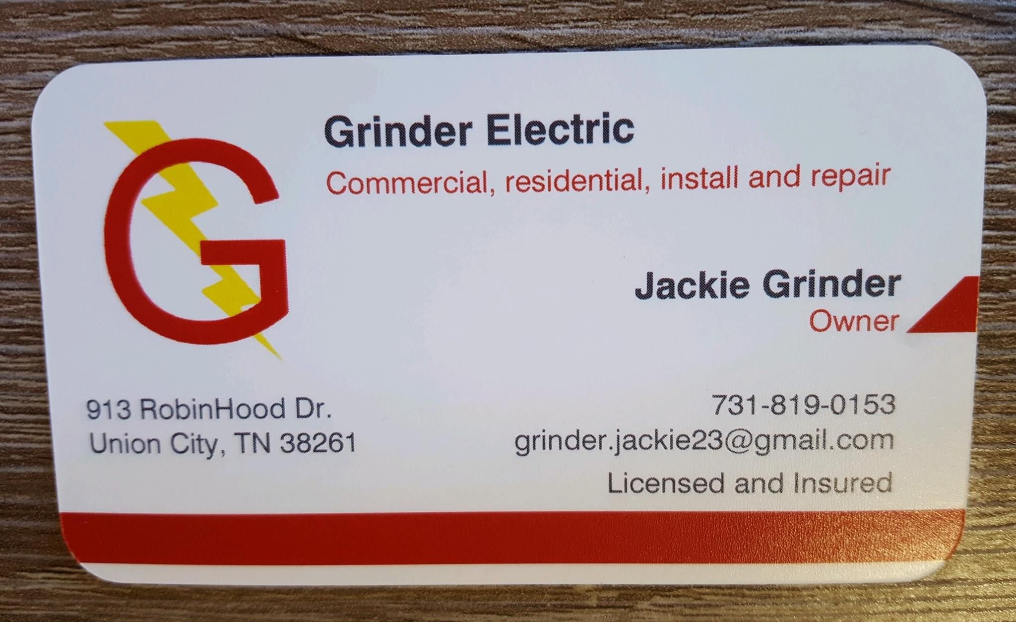  for Grinder Electric in Union City, TN