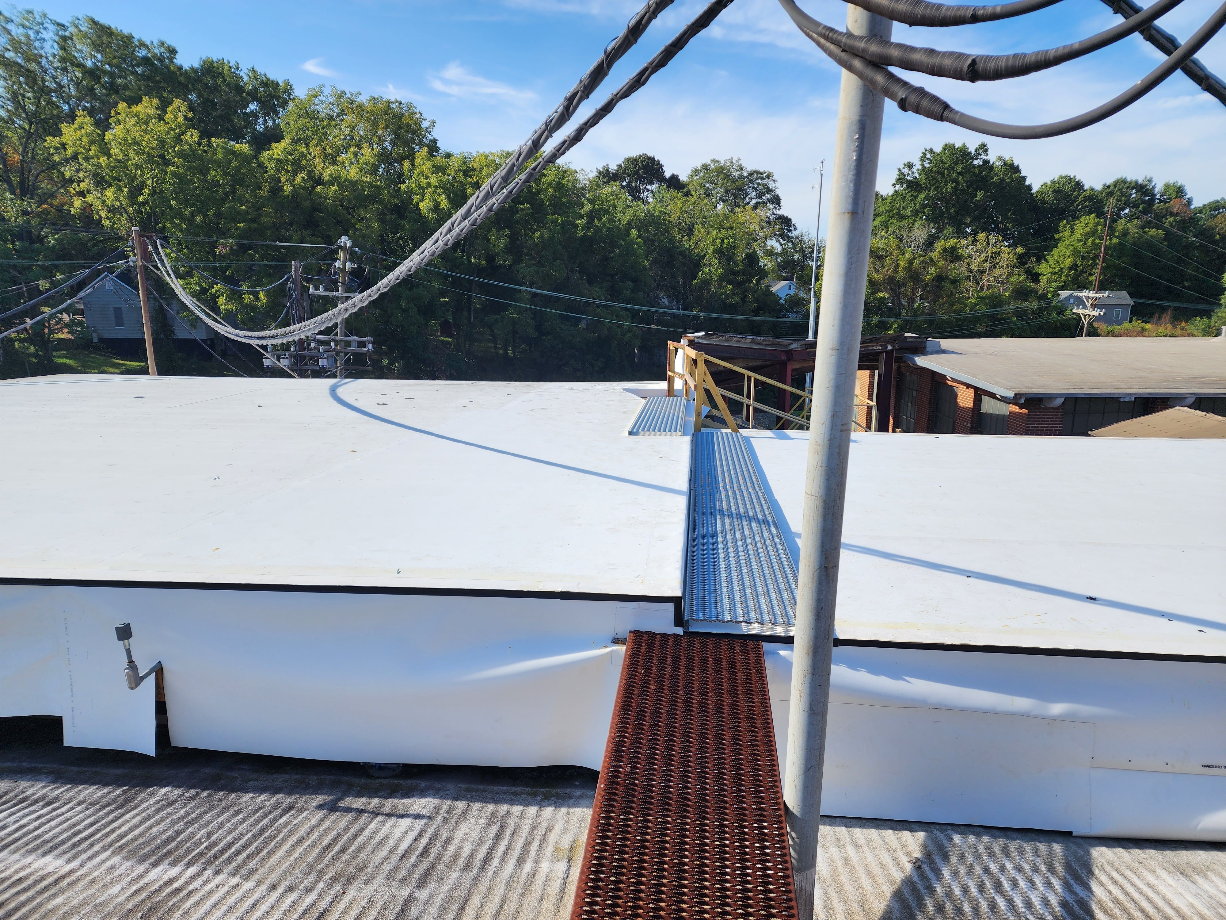 Industrial Plant Dock Roof Replacement for Merl's Construction LLC in Statesville, NC