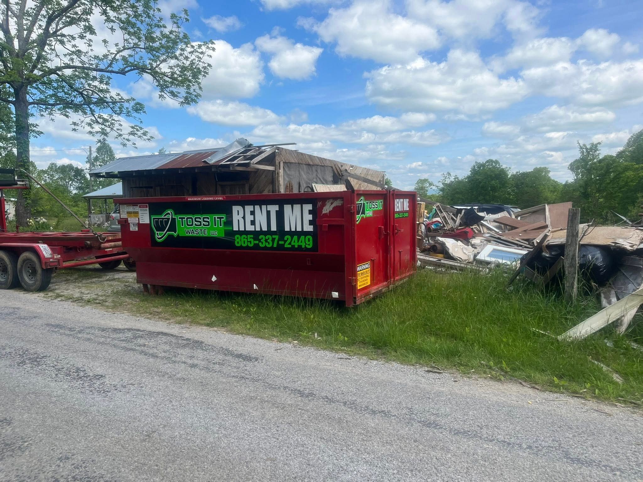  for Toss It Waste LLC in Harriman, TN