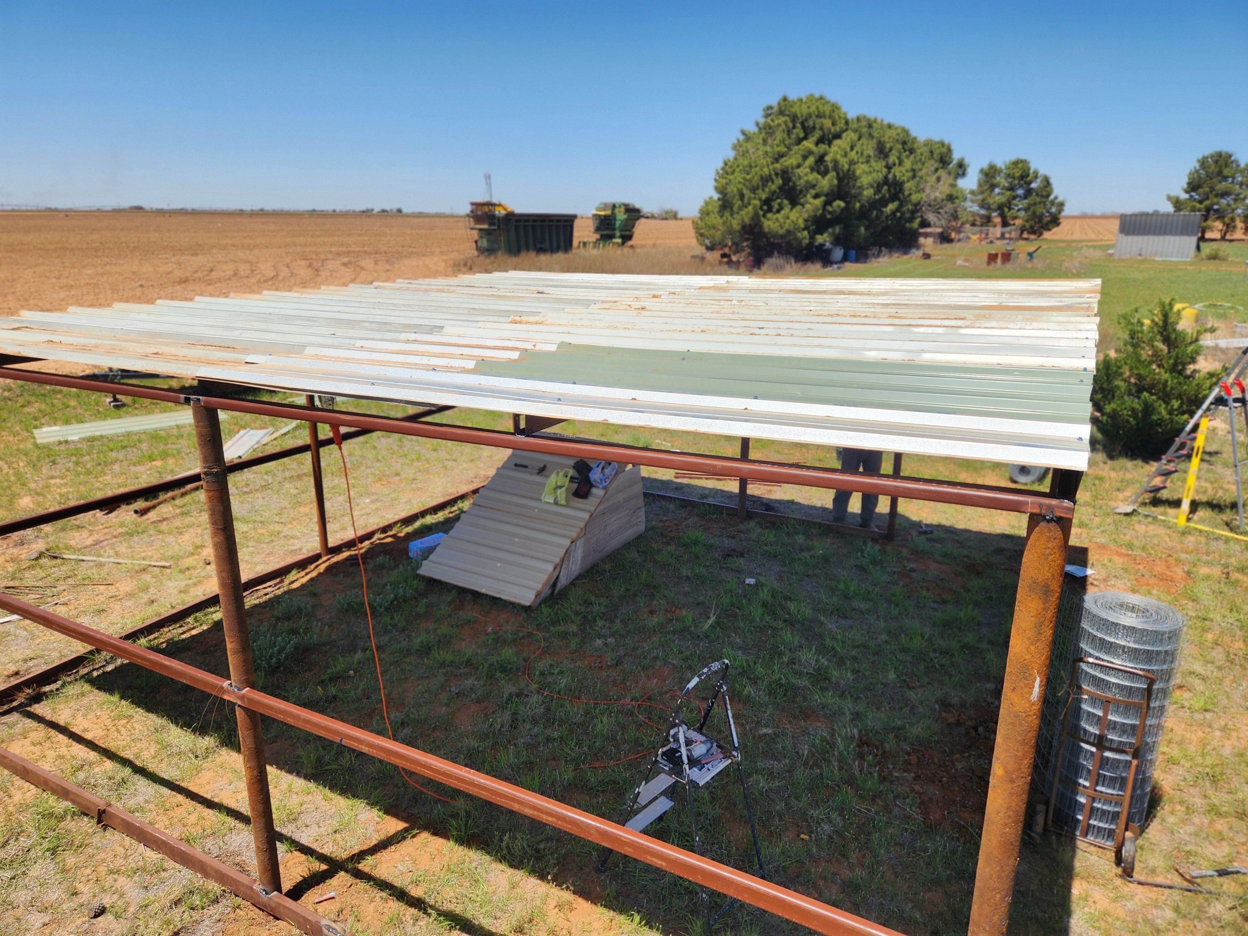 Chicken Pen for Prairie Land Properties LLC in Lubbock, TX