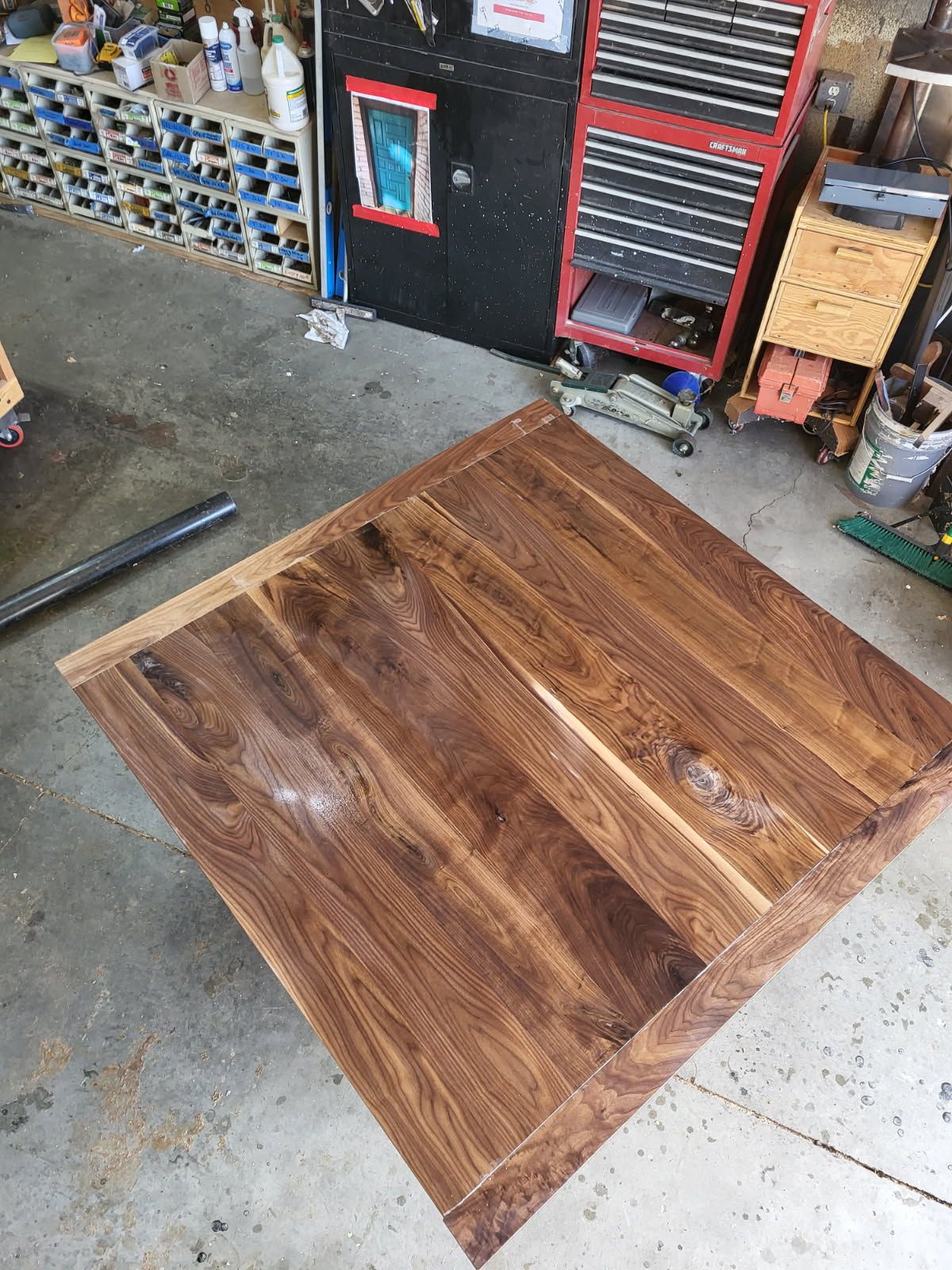 Walnut table for S P Young Construction in Wickenburg, AZ