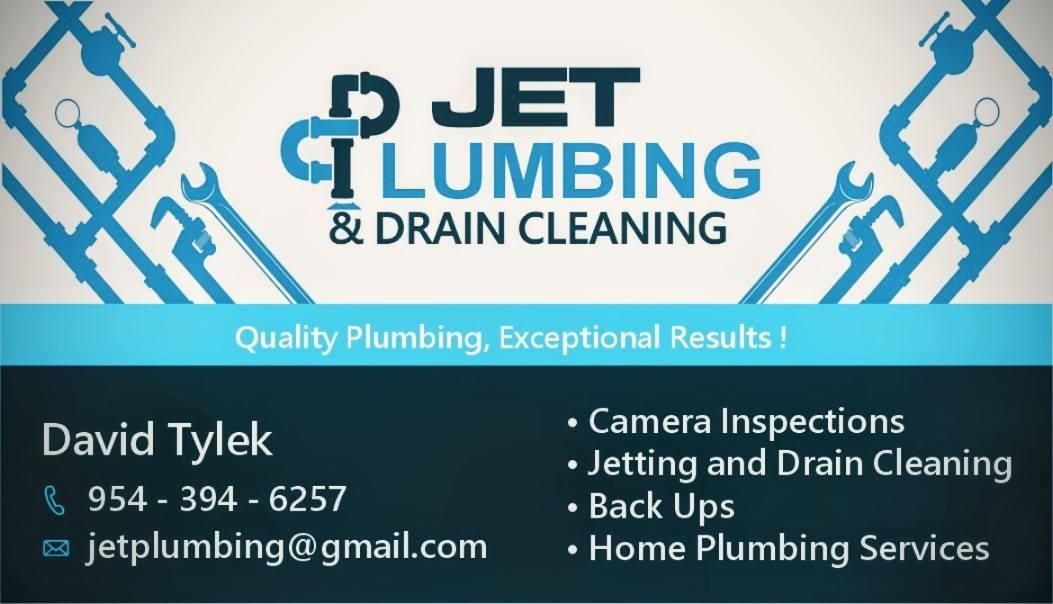  for Jet plumbing and drain cleaning in Hollywood, FL