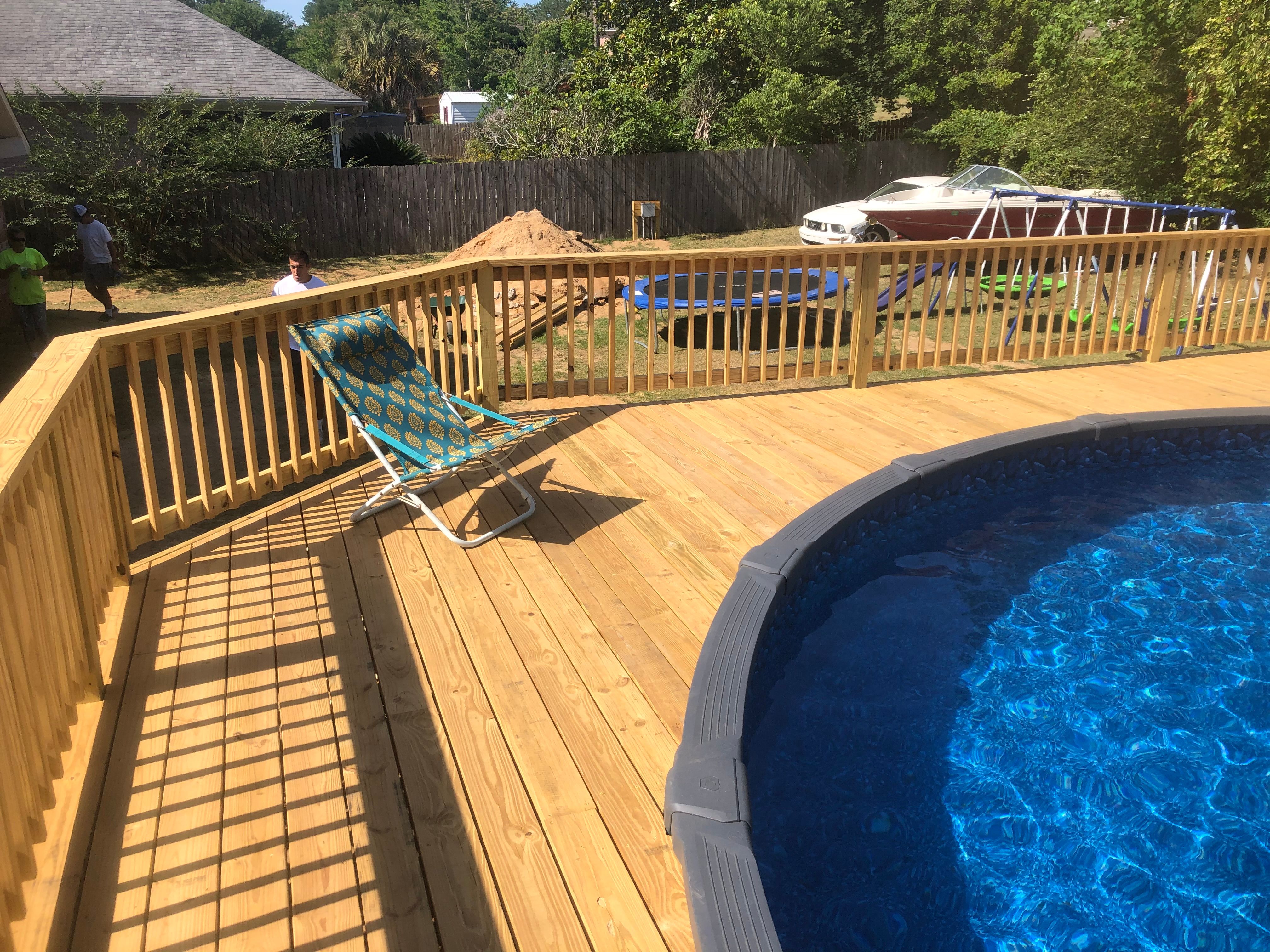 Deck & Patio Construction for JPH Builders Inc. in Milton, FL