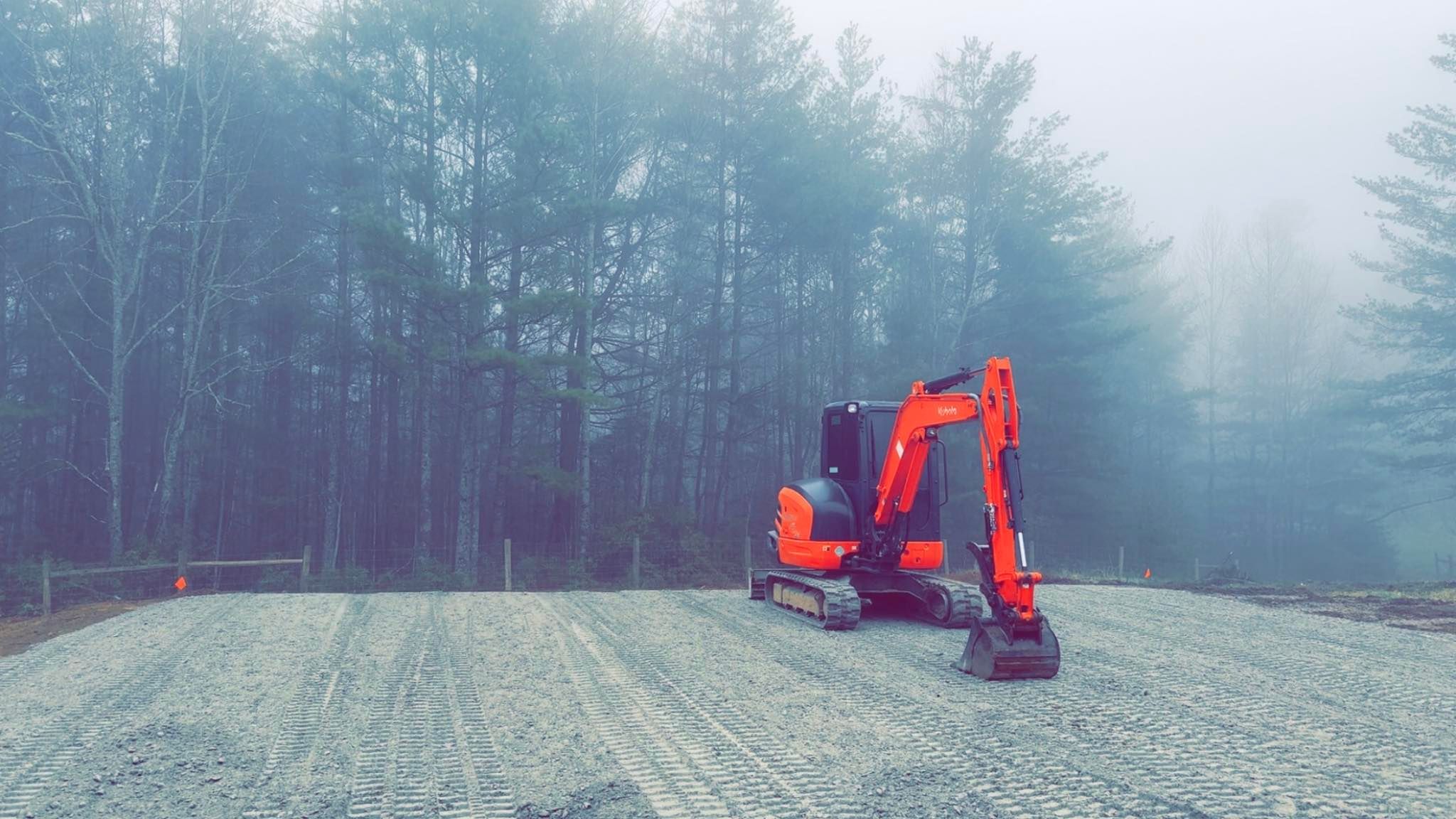 Excavating for Old South Grading in Glade Valley, NC