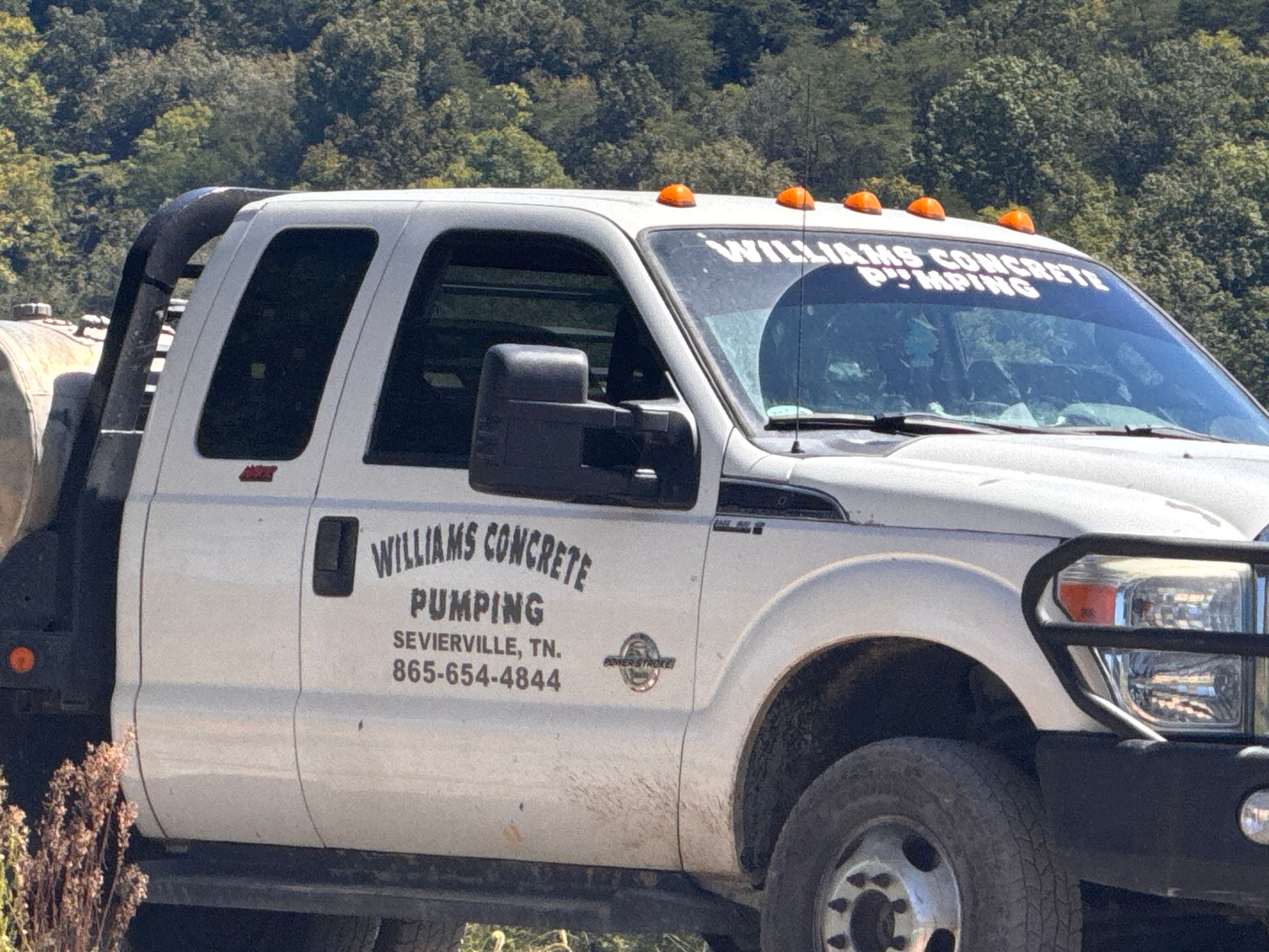 for Williams Concrete Pumping in Knoxville, Tennessee