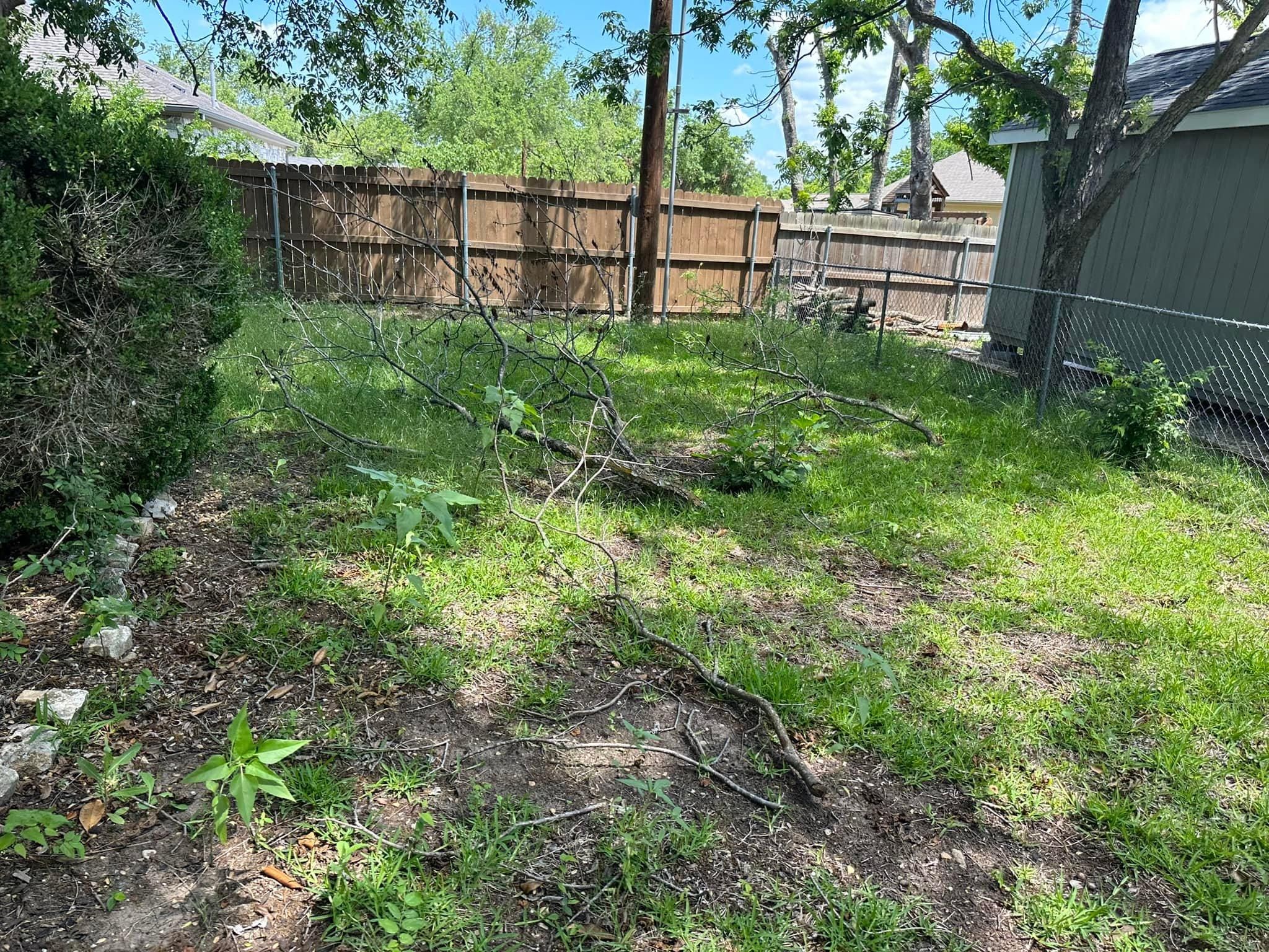 Mowing for Allen Lawn Care in Taylor, Texas