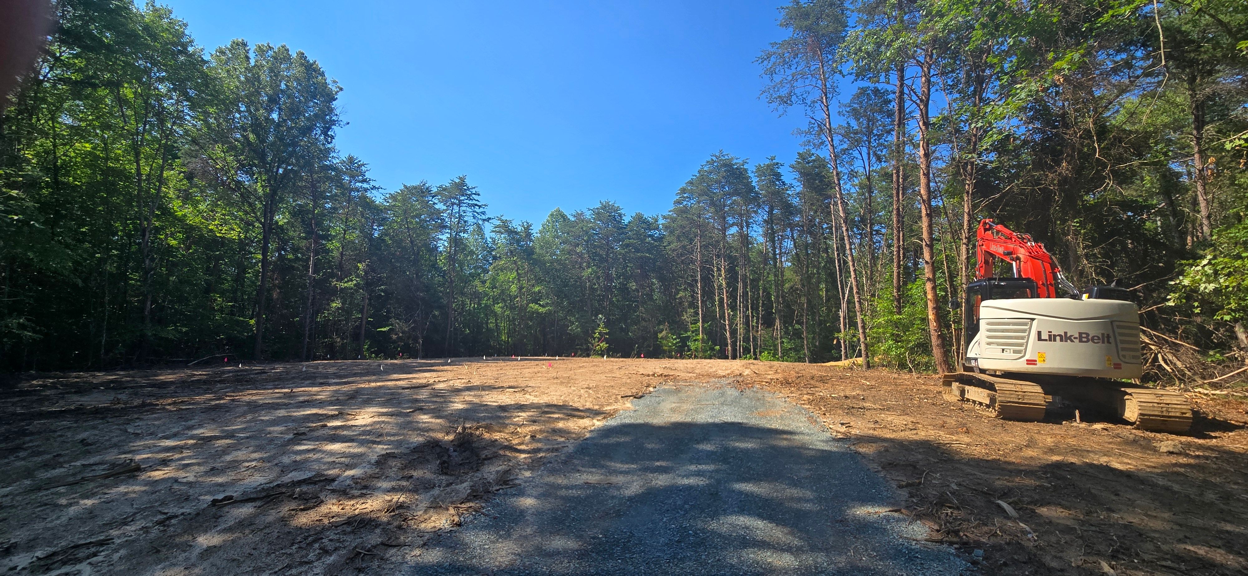 Clearing for C.A. Sherry Land Improvement, LLC. in Louisa, VA