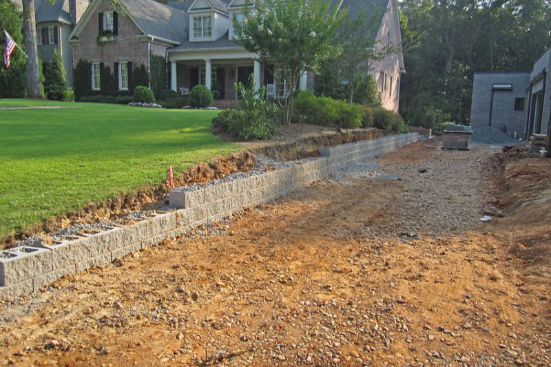 Retaining Walls for Davis & Co. Custom Builders in Franklin, TN